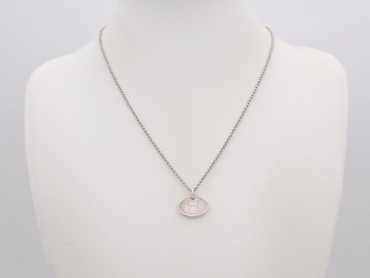 Evelyn (precious metal) necklace pendant, 925 sterling silver / Top 3.8g — view 3