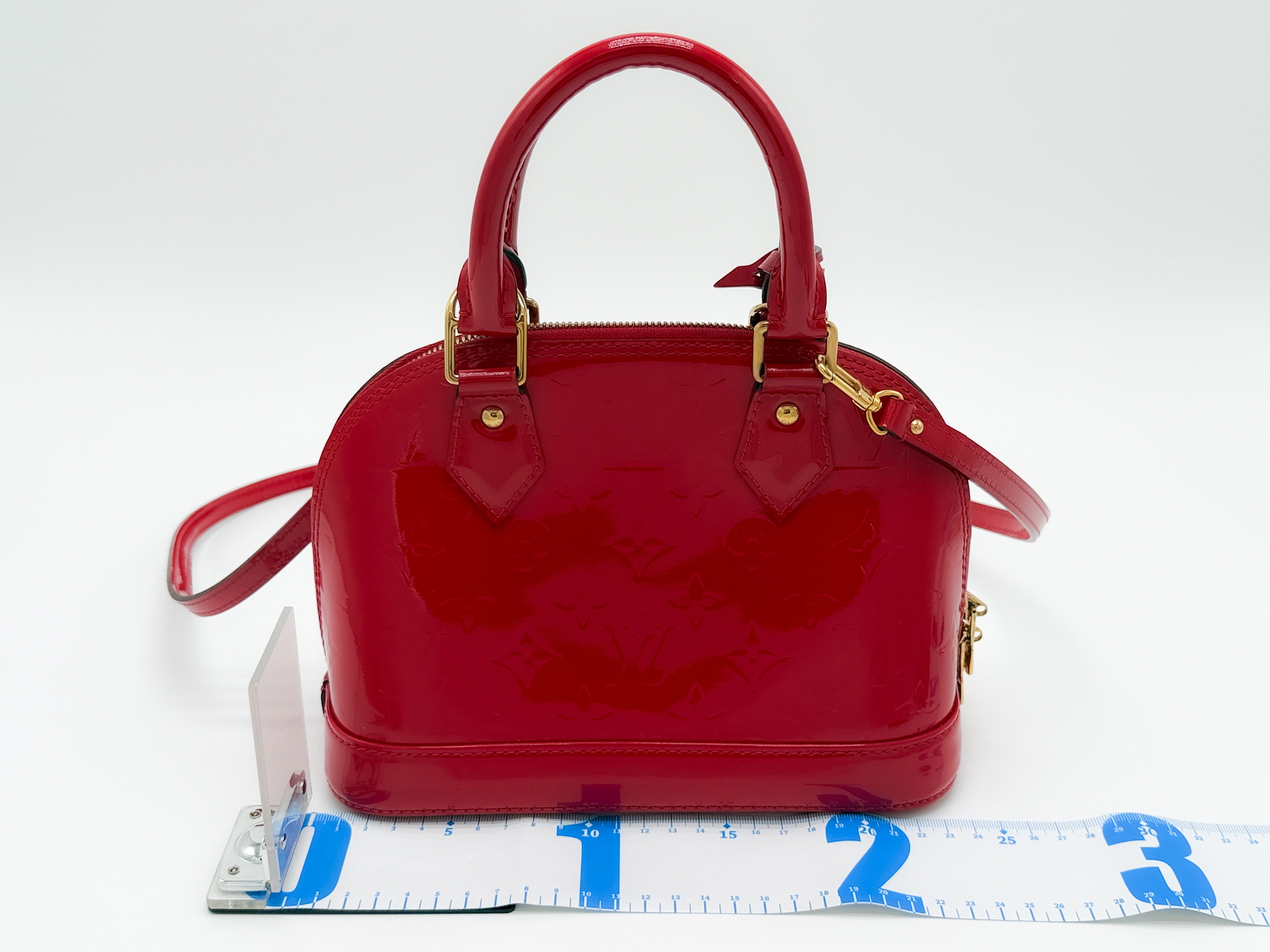 Vernis M91606 Alma BB ST Padlock Clochette Pomme d'Amour SD0166 2-Way Handbag — view 2