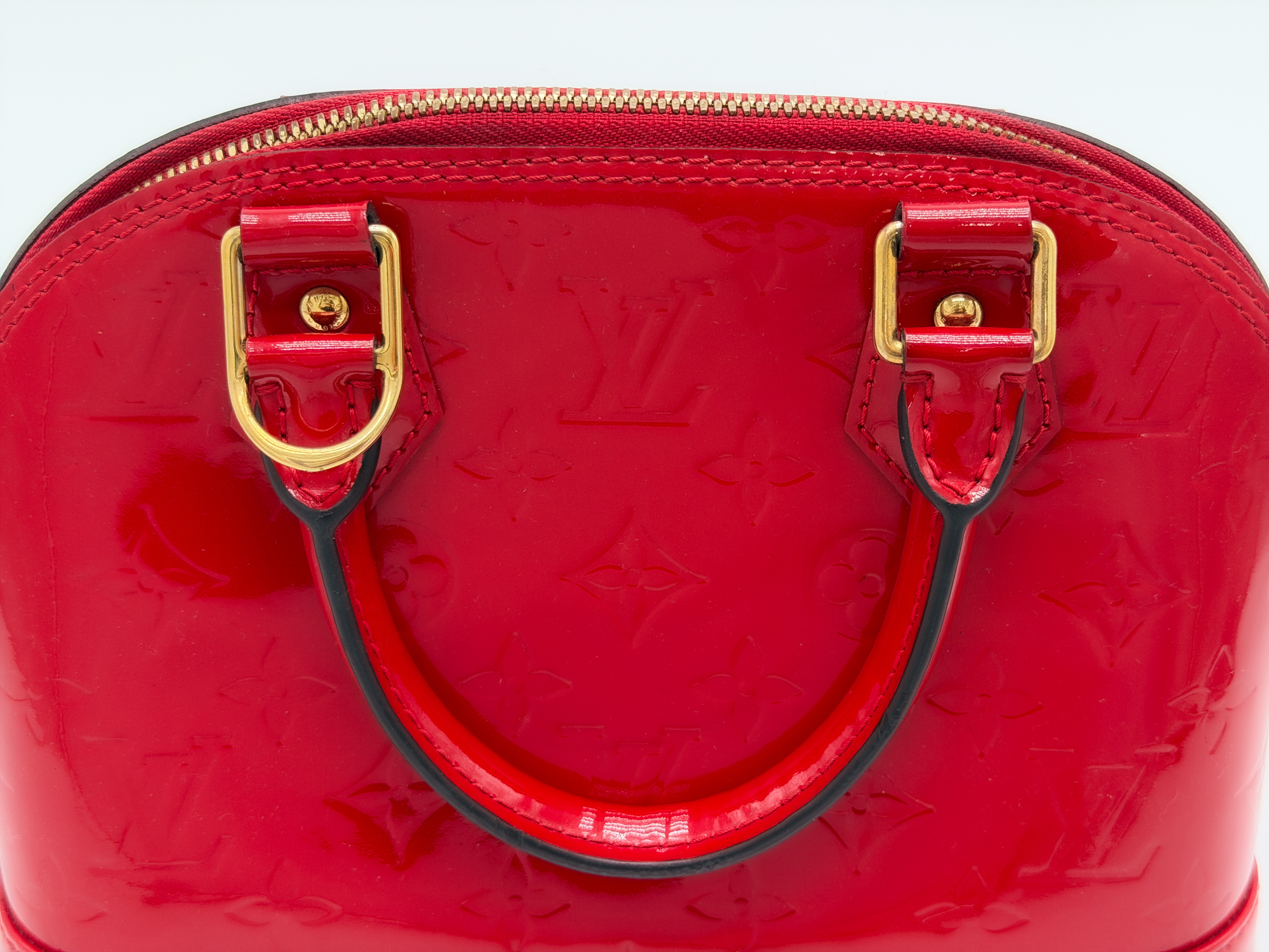 Vernis M91606 Alma BB ST Padlock Clochette Pomme d'Amour SD0166 2-Way Handbag — view 6