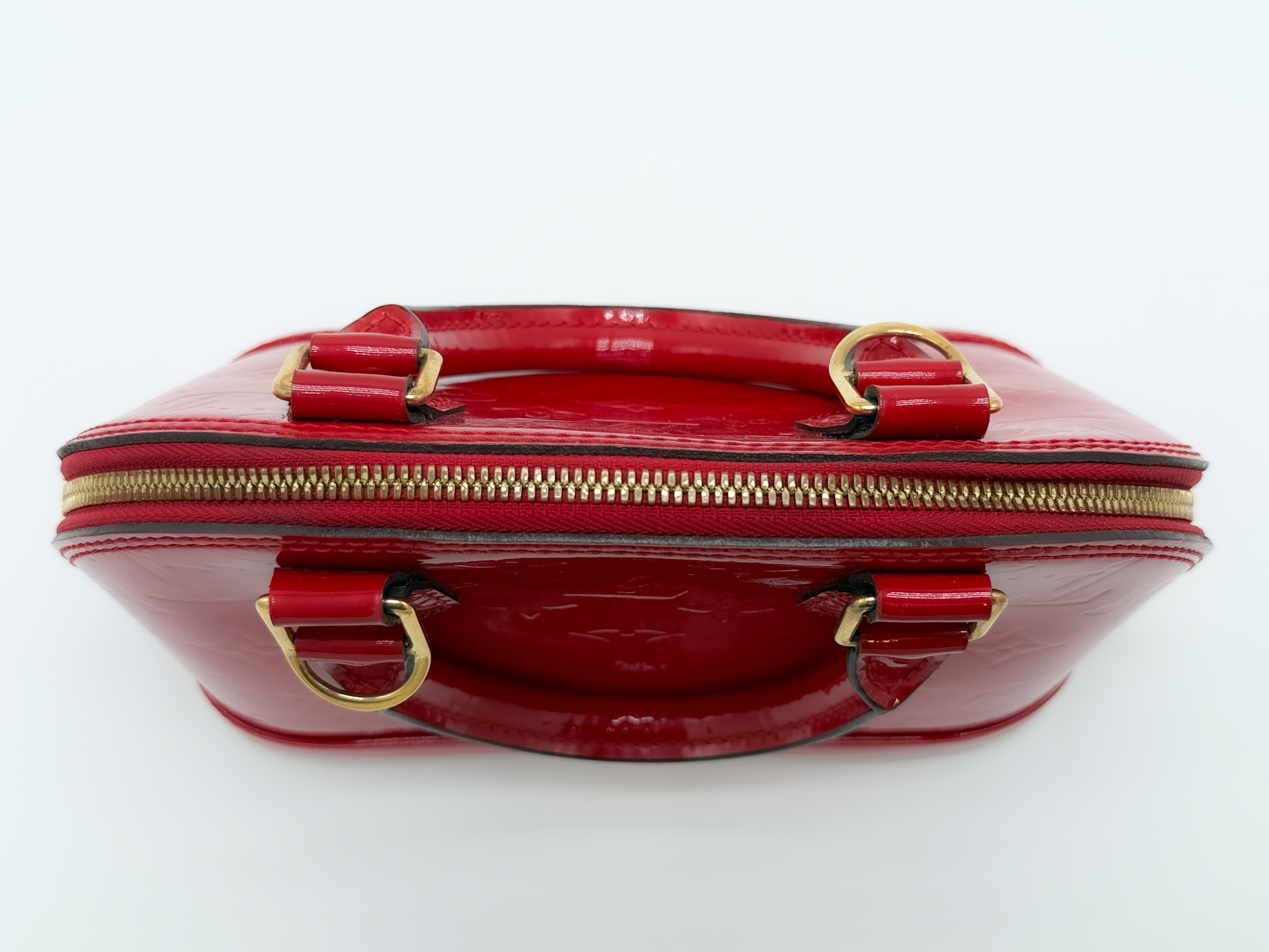 Vernis M91606 Alma BB ST Padlock Clochette Pomme d'Amour SD0166 2-Way Handbag — view 9