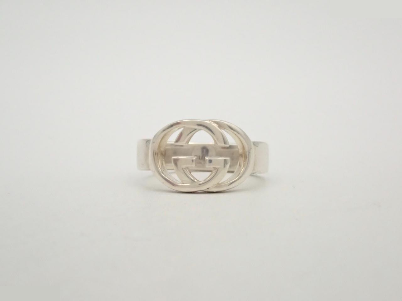 Interlocking GG 925 4.8g Ring, Stamped 14, Actual Size #13