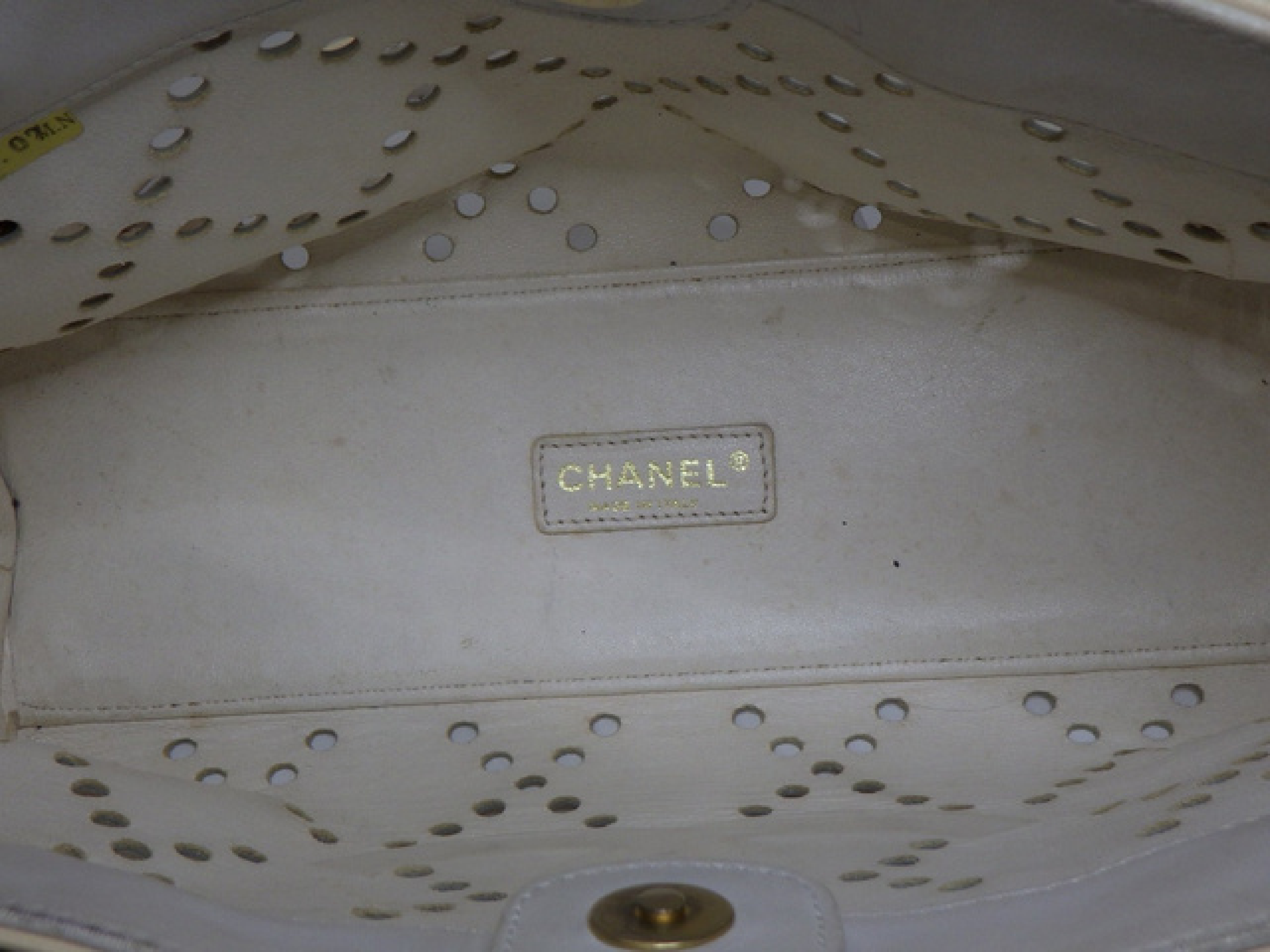 Coco Mark Enamel Tote Bag (with sticker, serial number 8) — view 8