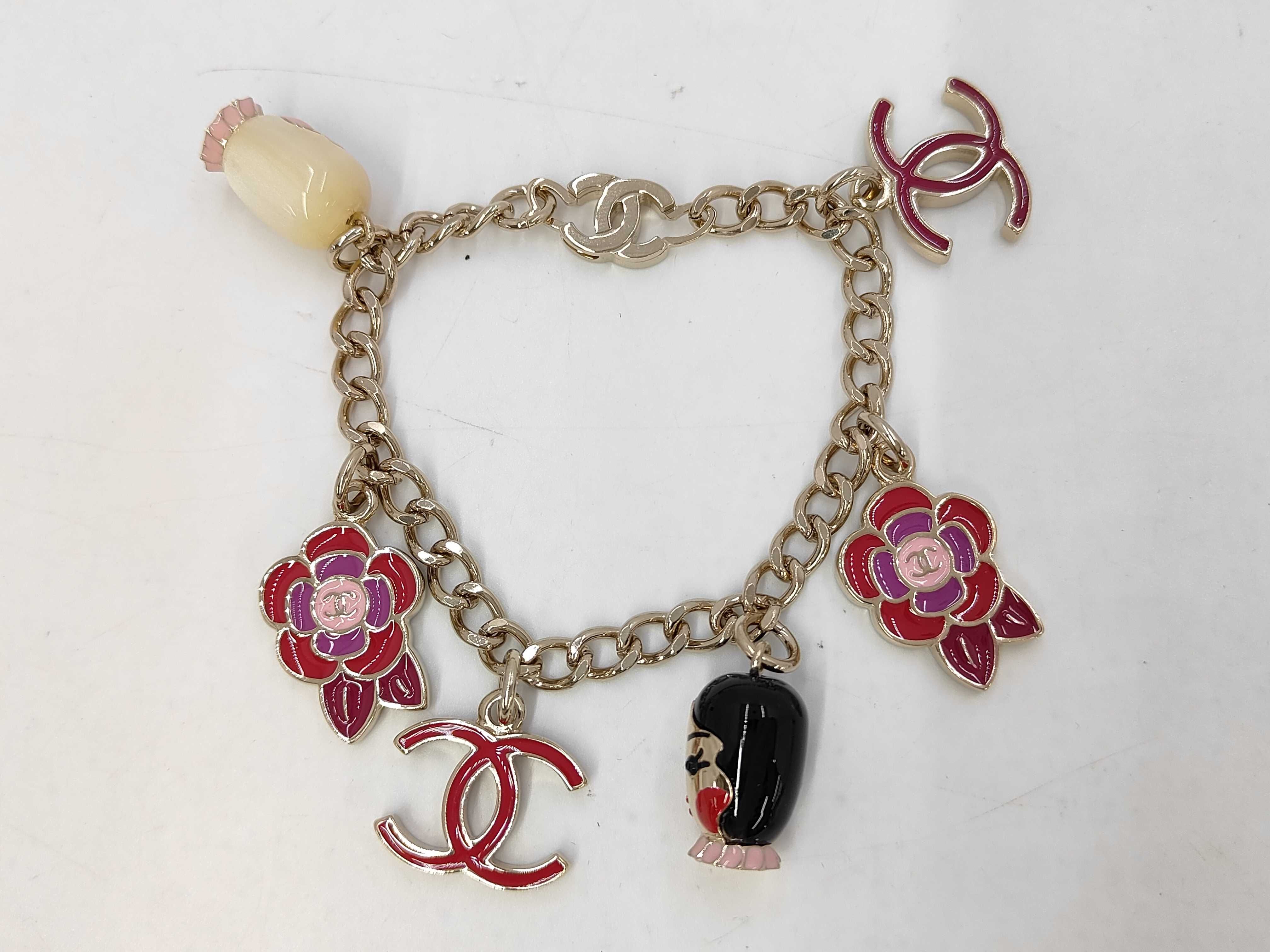 05P Doll Head Camellia Coco Mark Bracelet Bracelet/Bangle — view 2