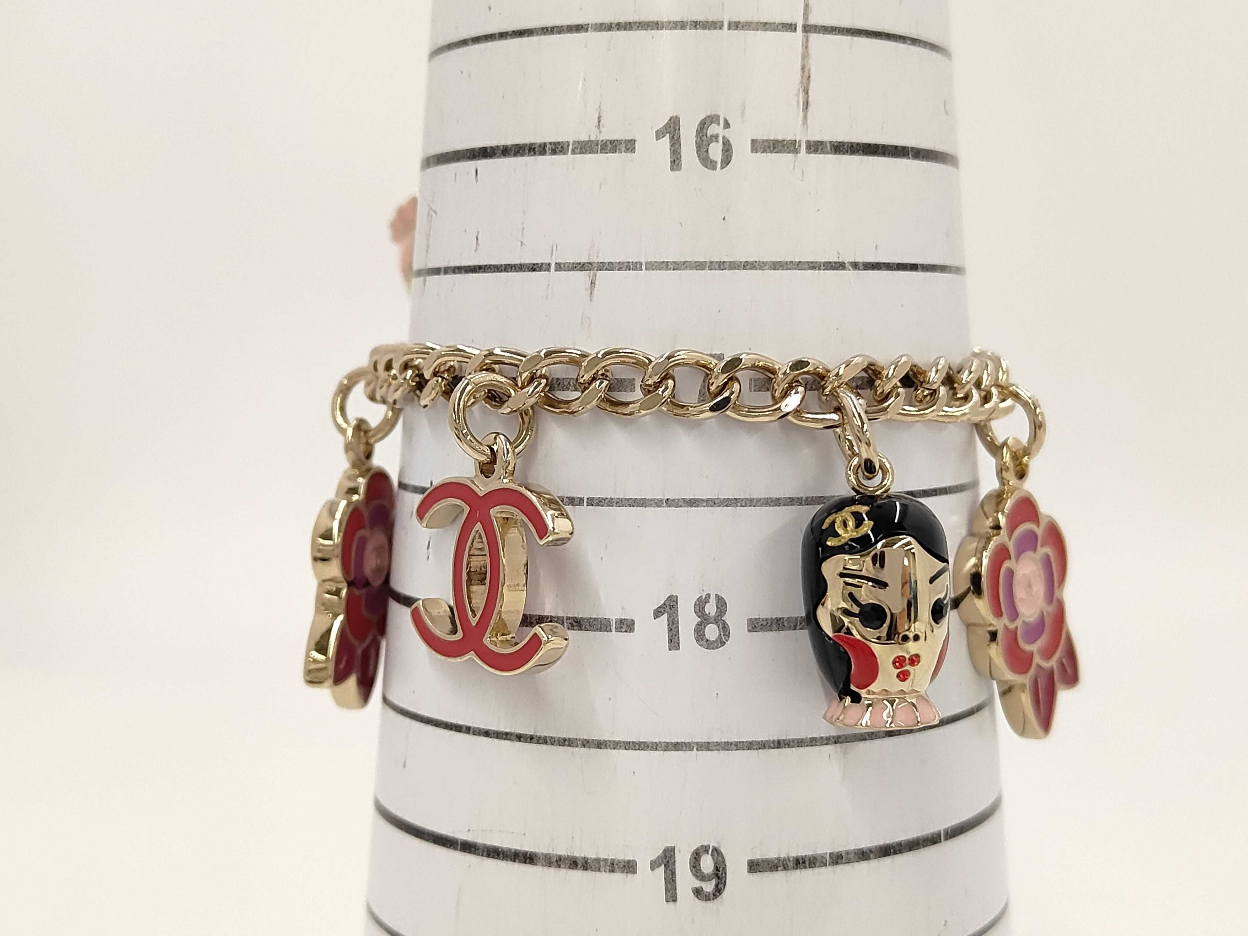 05P Doll Head Camellia Coco Mark Bracelet Bracelet/Bangle — view 5