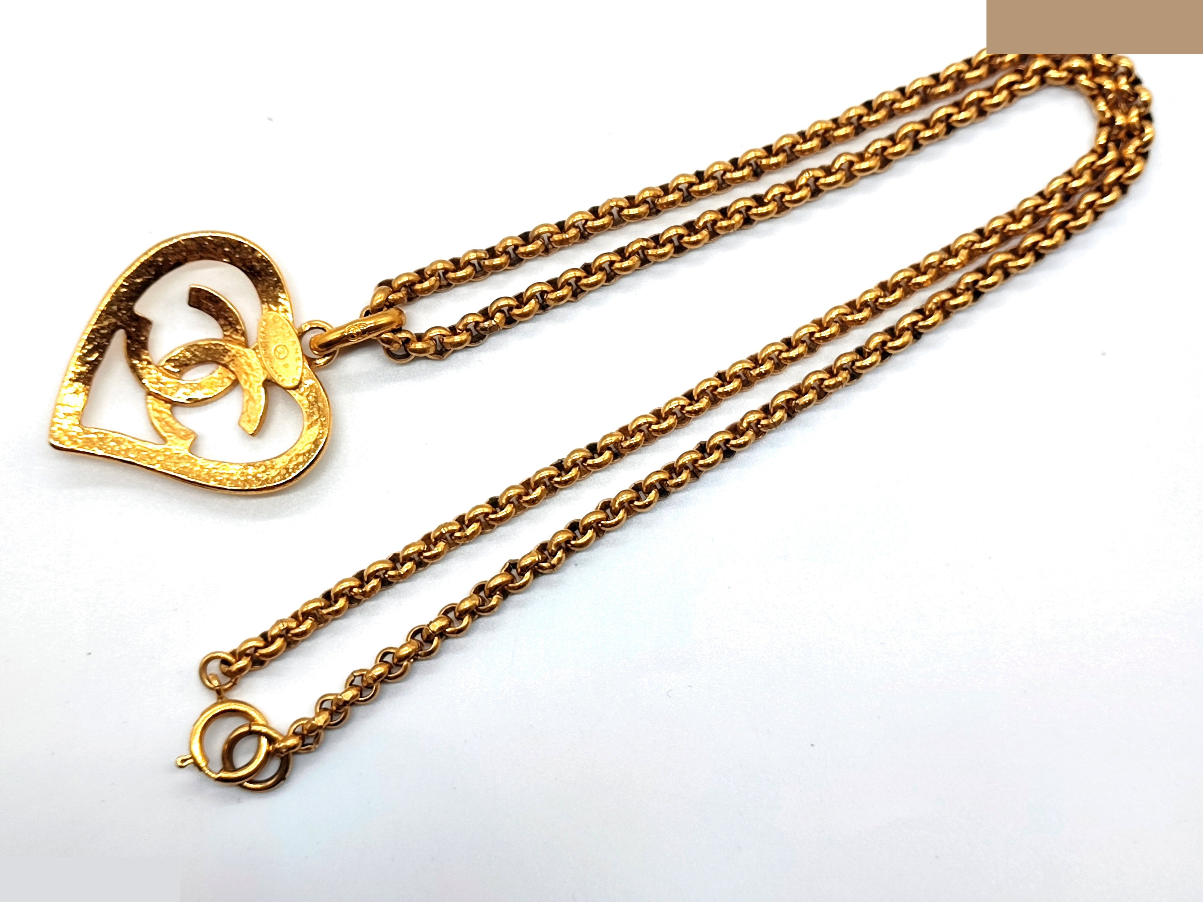 Coco Mark Heart Necklace, 95P, Chain approx. 60cm — view 8