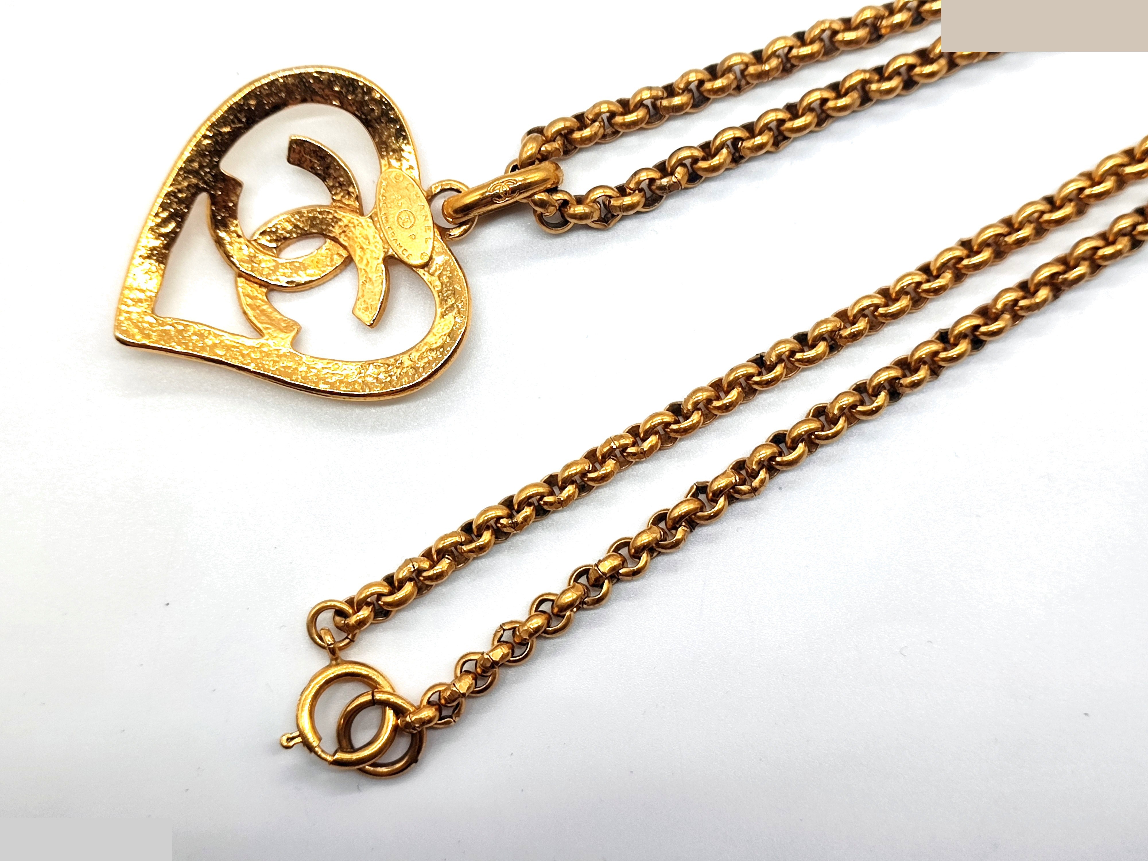 Coco Mark Heart Necklace, 95P, Chain approx. 60cm — view 9