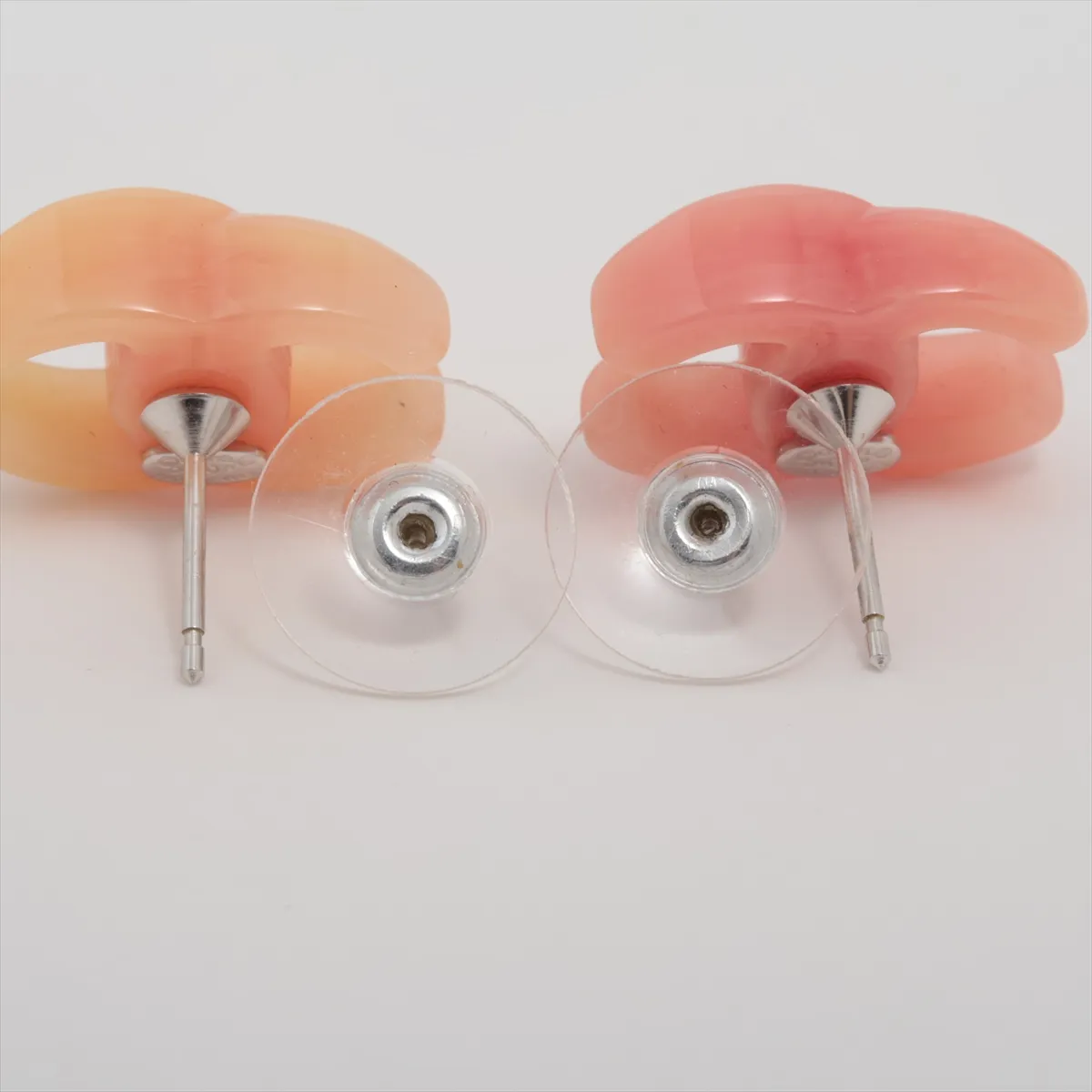 Coco Mark 04P Earrings (Pair) Resin Pink - — view 4