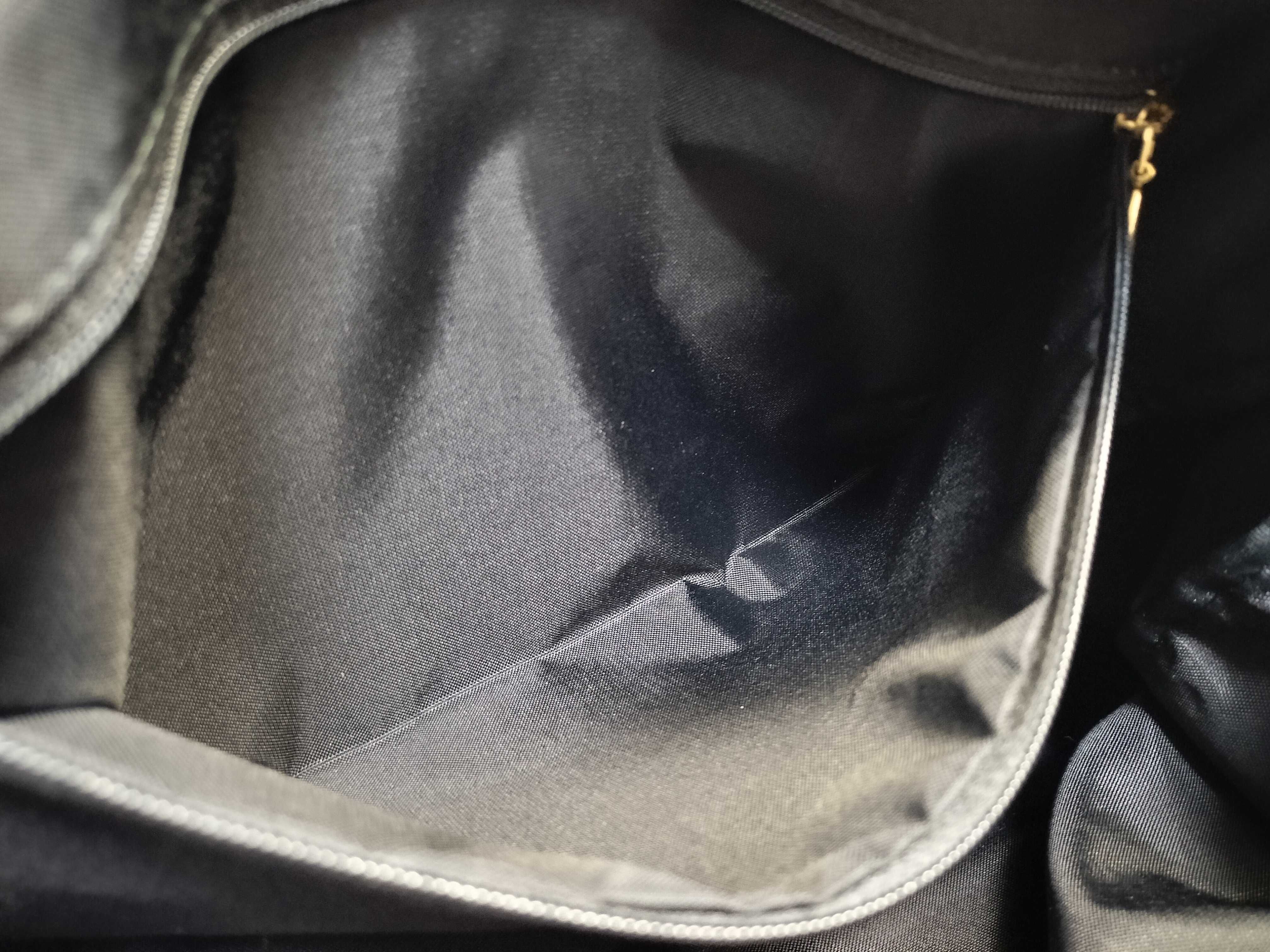 Nylon x Leather Boston Bag — view 11