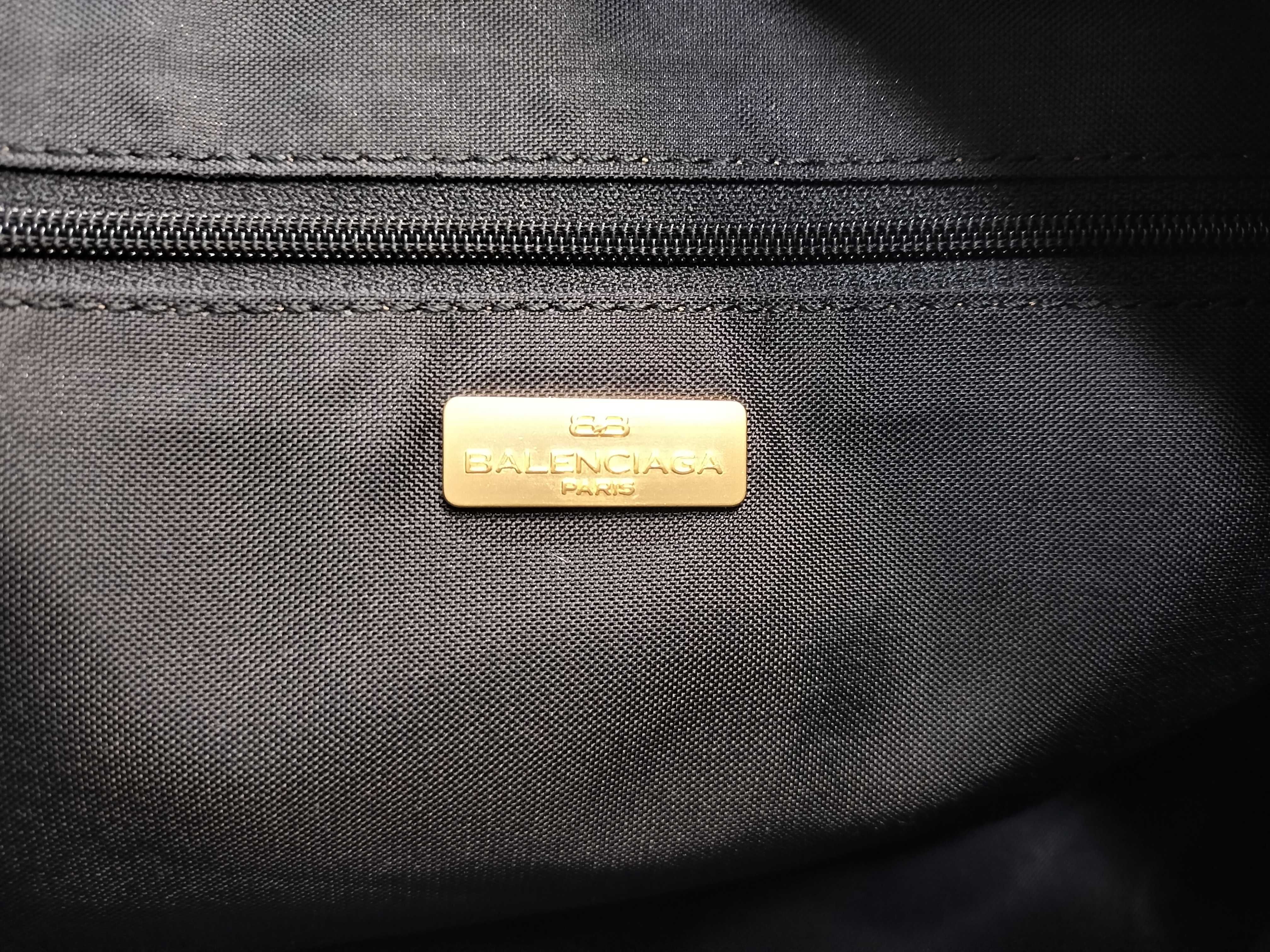 Nylon x Leather Boston Bag — view 12
