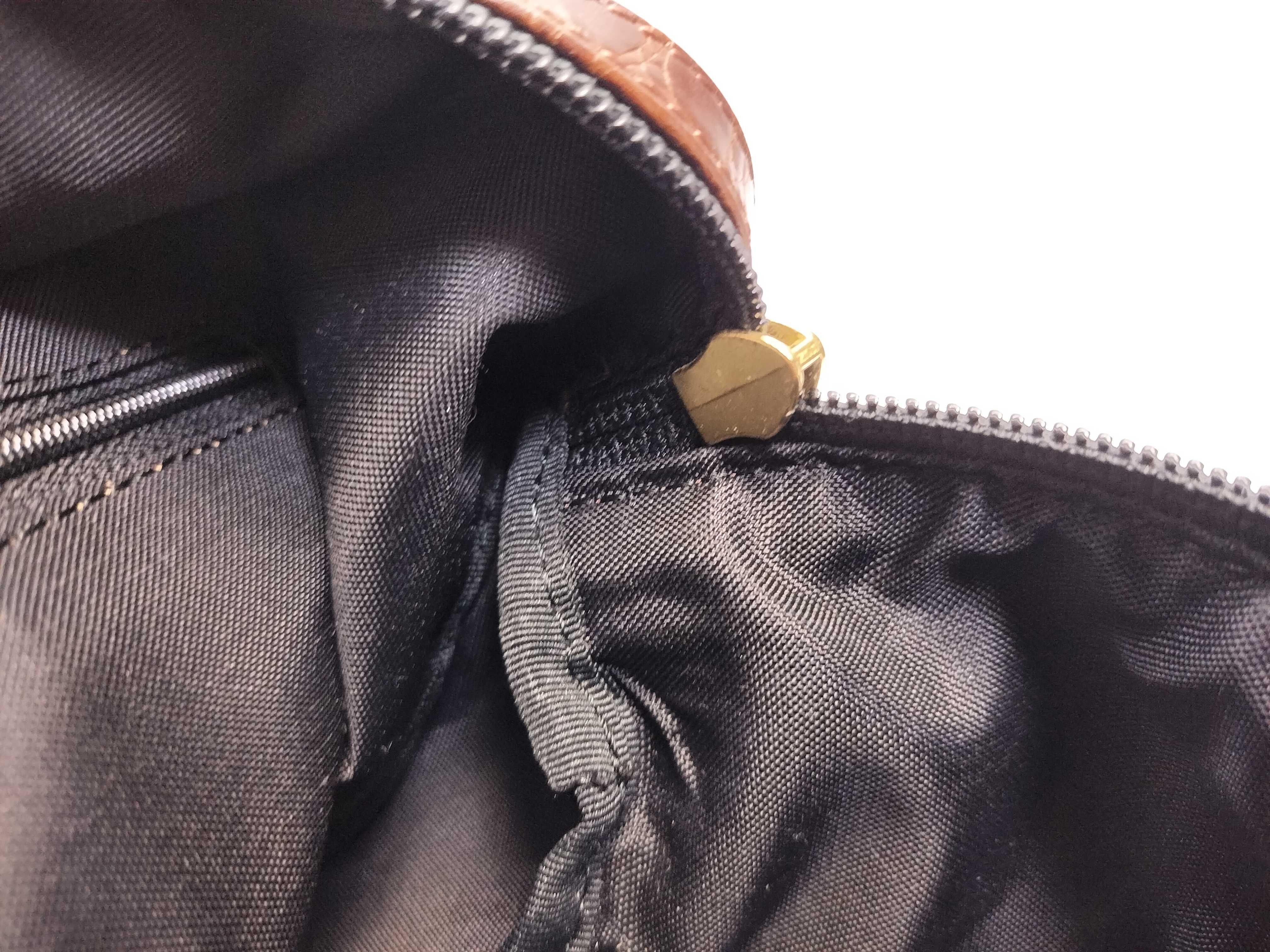 Nylon x Leather Boston Bag — view 13