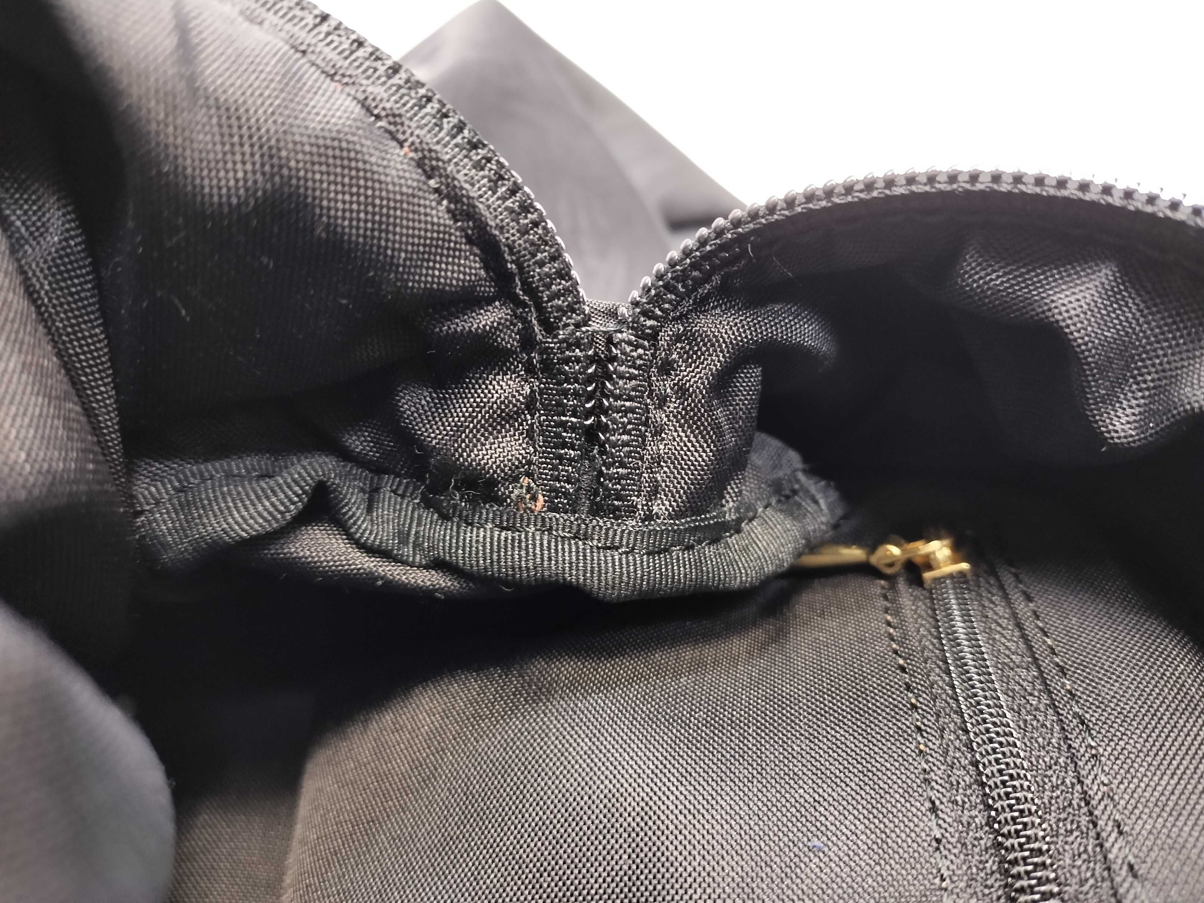 Nylon x Leather Boston Bag — view 14
