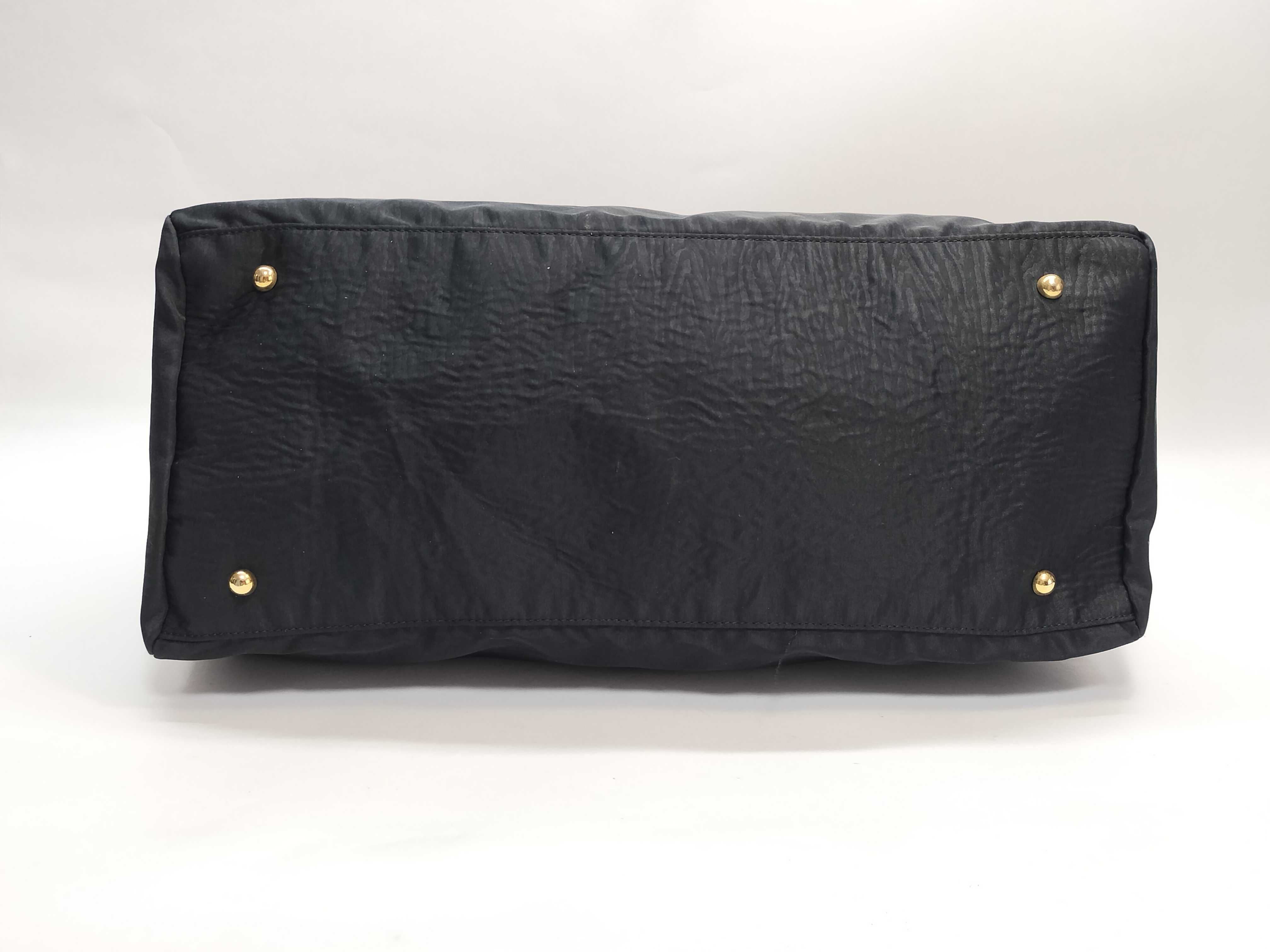 Nylon x Leather Boston Bag — view 4