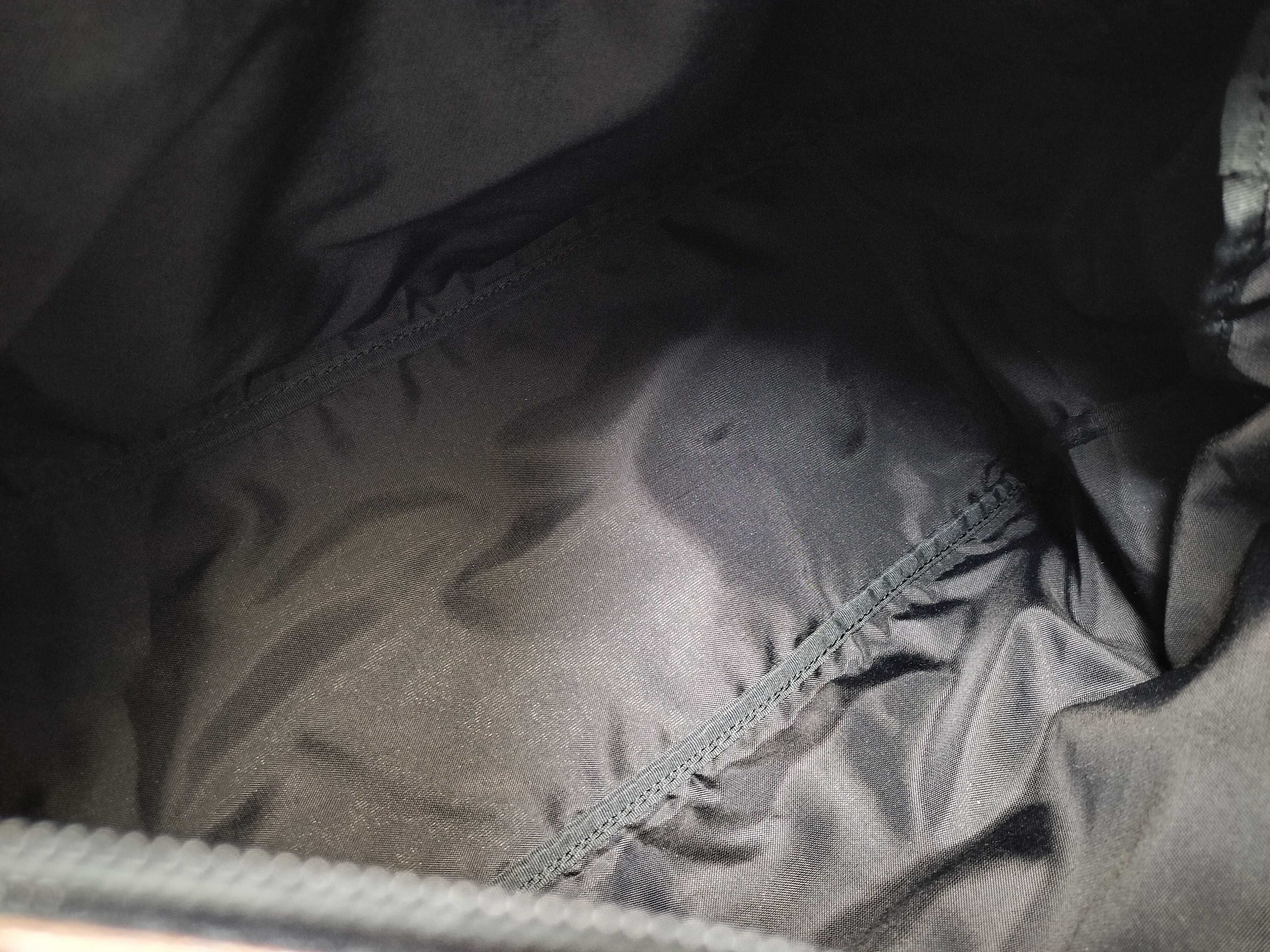Nylon x Leather Boston Bag — view 10