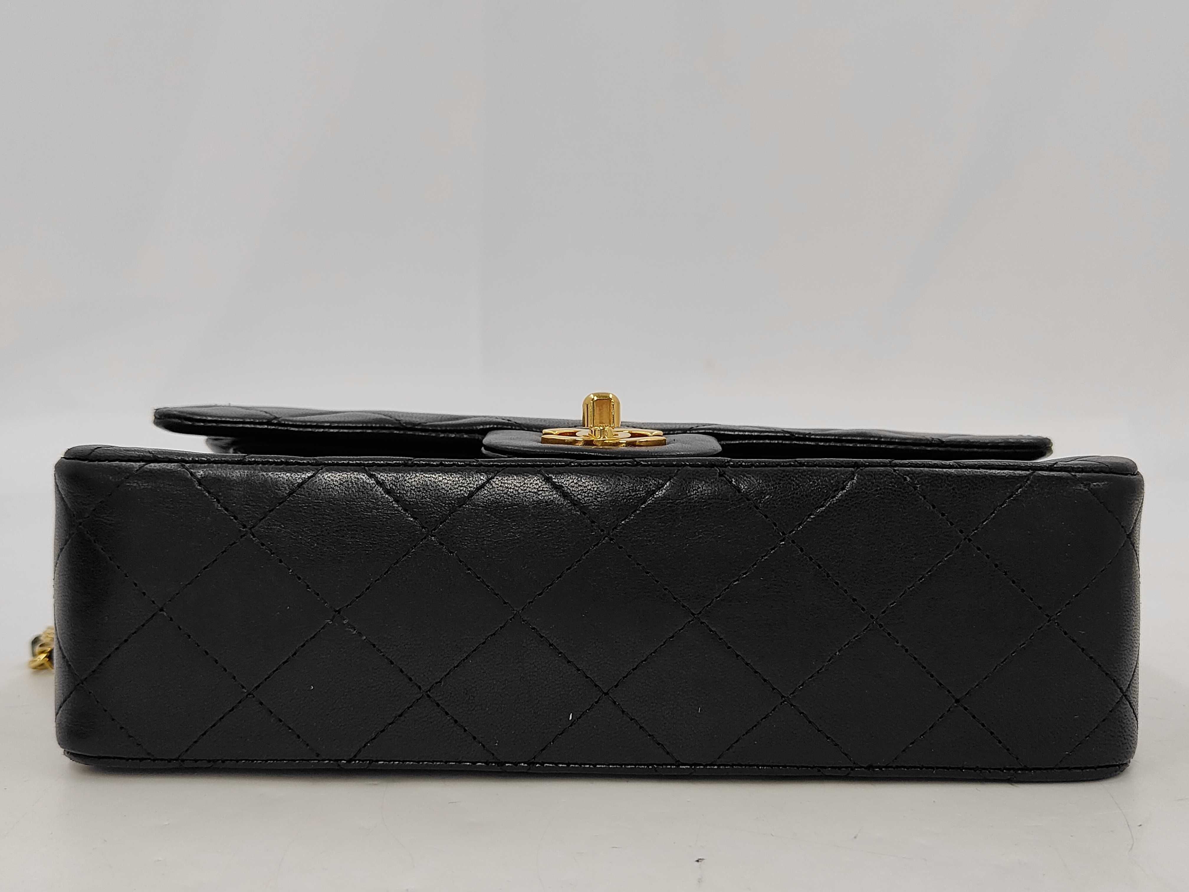 Matelassé 23 Double Flap Double Chain Lambskin Shoulder Bag — view 4