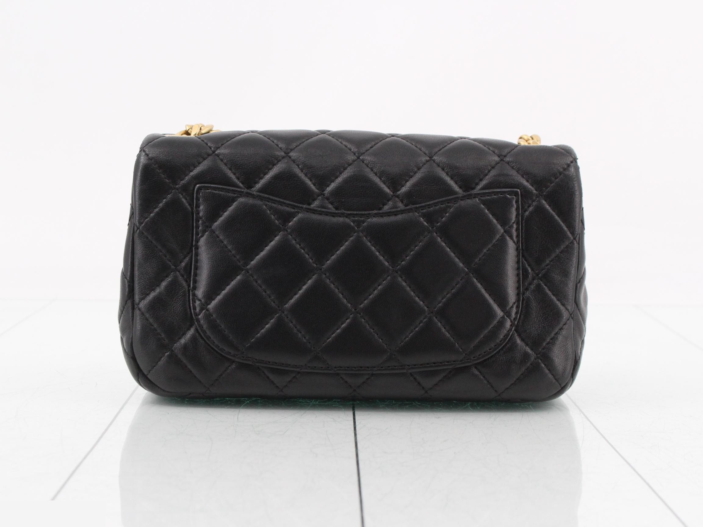 Matelassé Lambskin Colored Stone Shoulder Bag — view 2