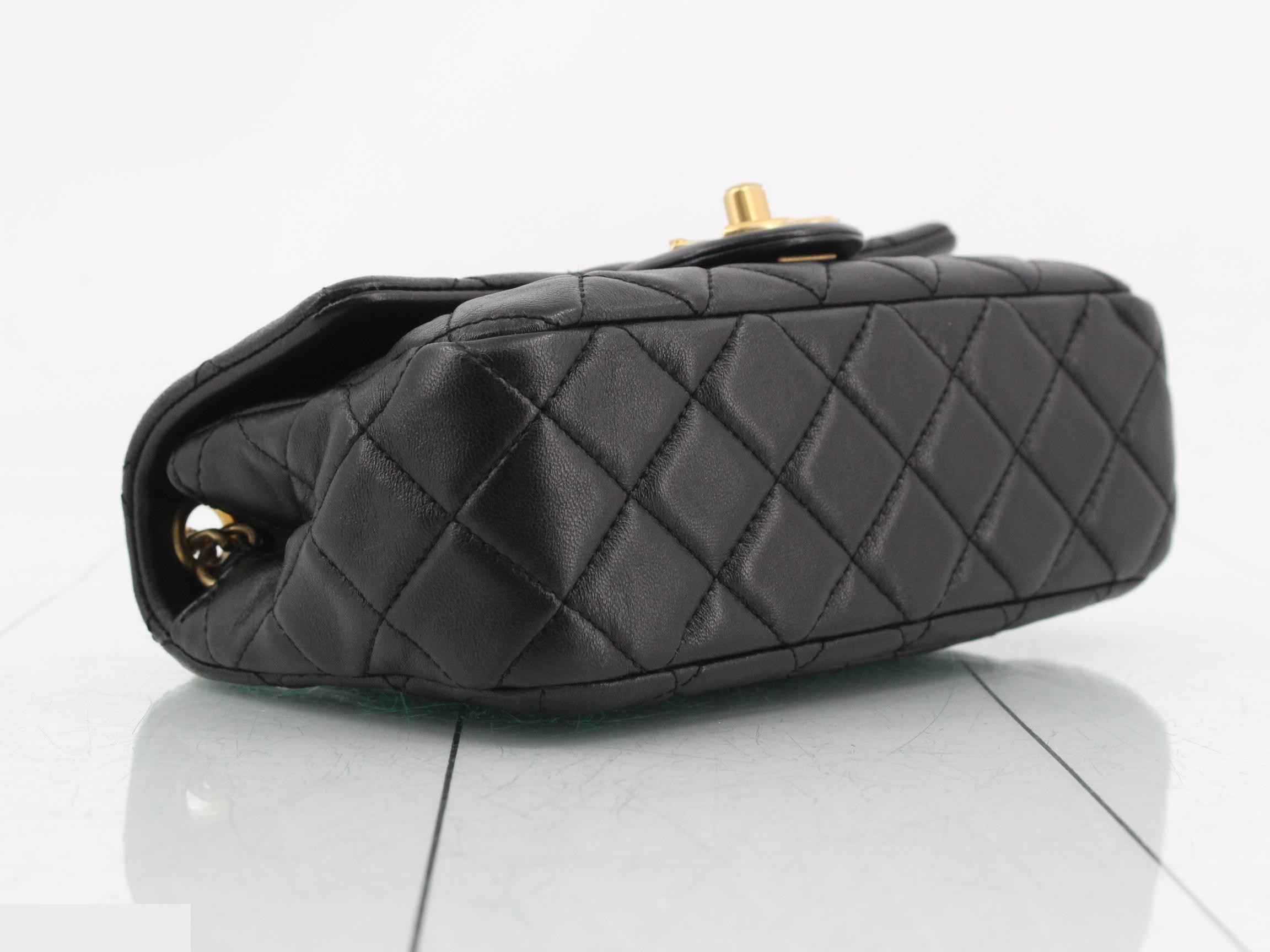 Matelassé Lambskin Colored Stone Shoulder Bag — view 5