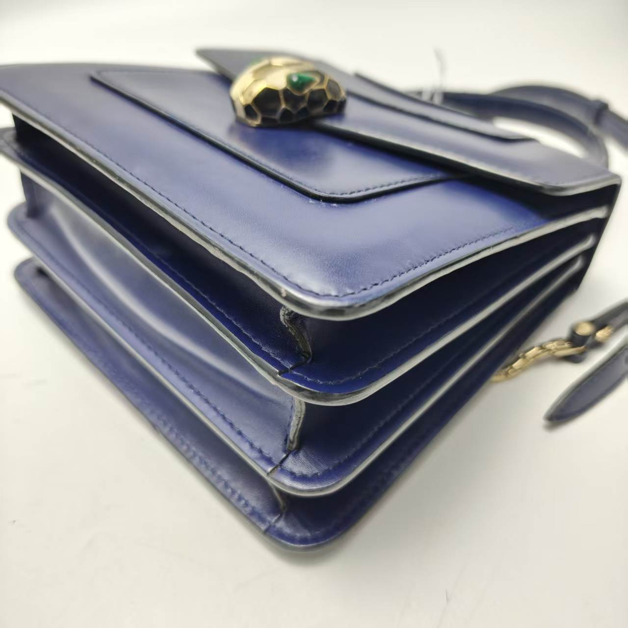 【*Shipped from: China*】BVLGARI Bulgari Serpenti Forever Leather Shoulder Bag — view 7