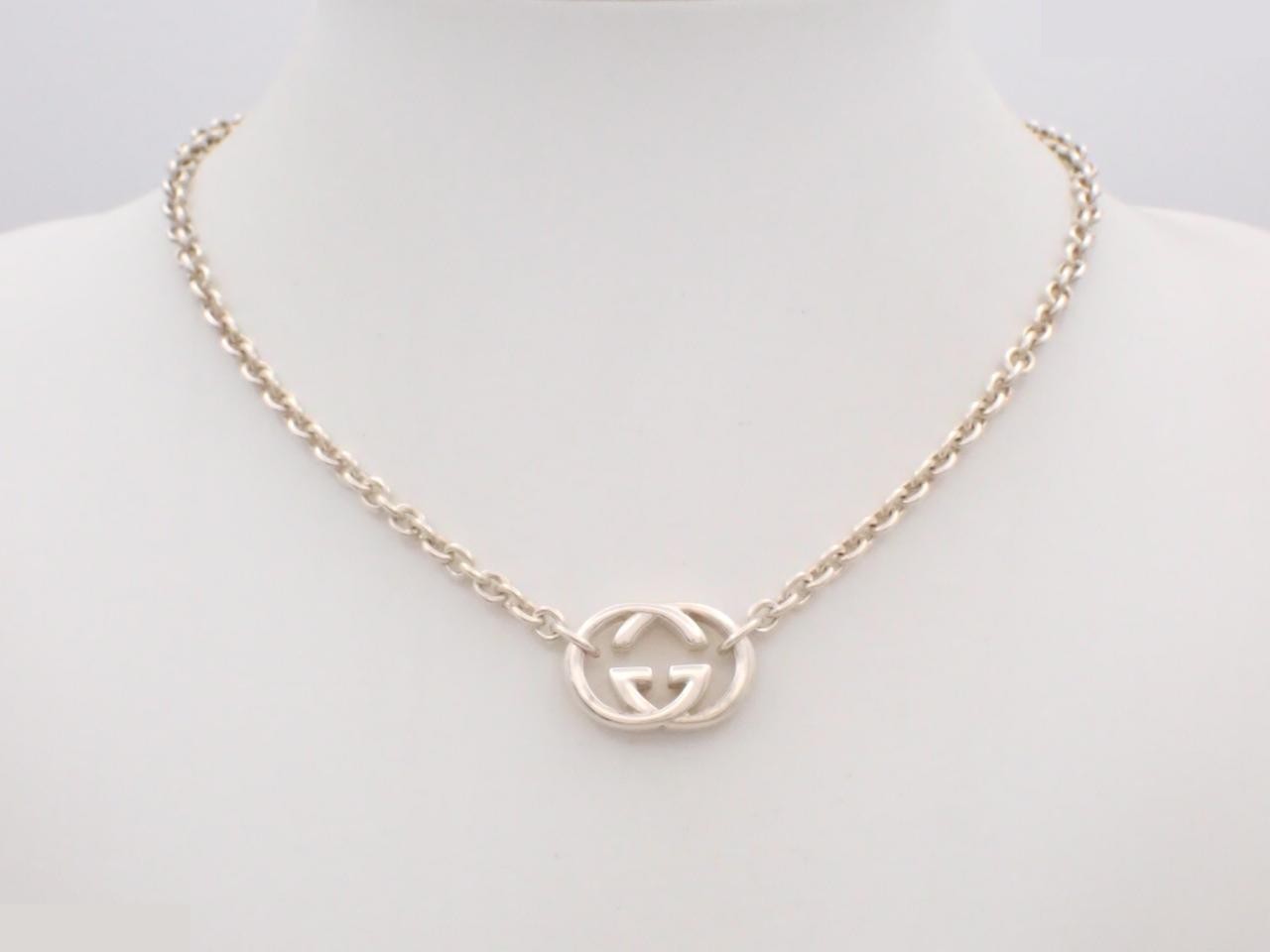 Silver necklace, 925 sterling silver, 28.0g, neck circumference approximately 44cm — view 3