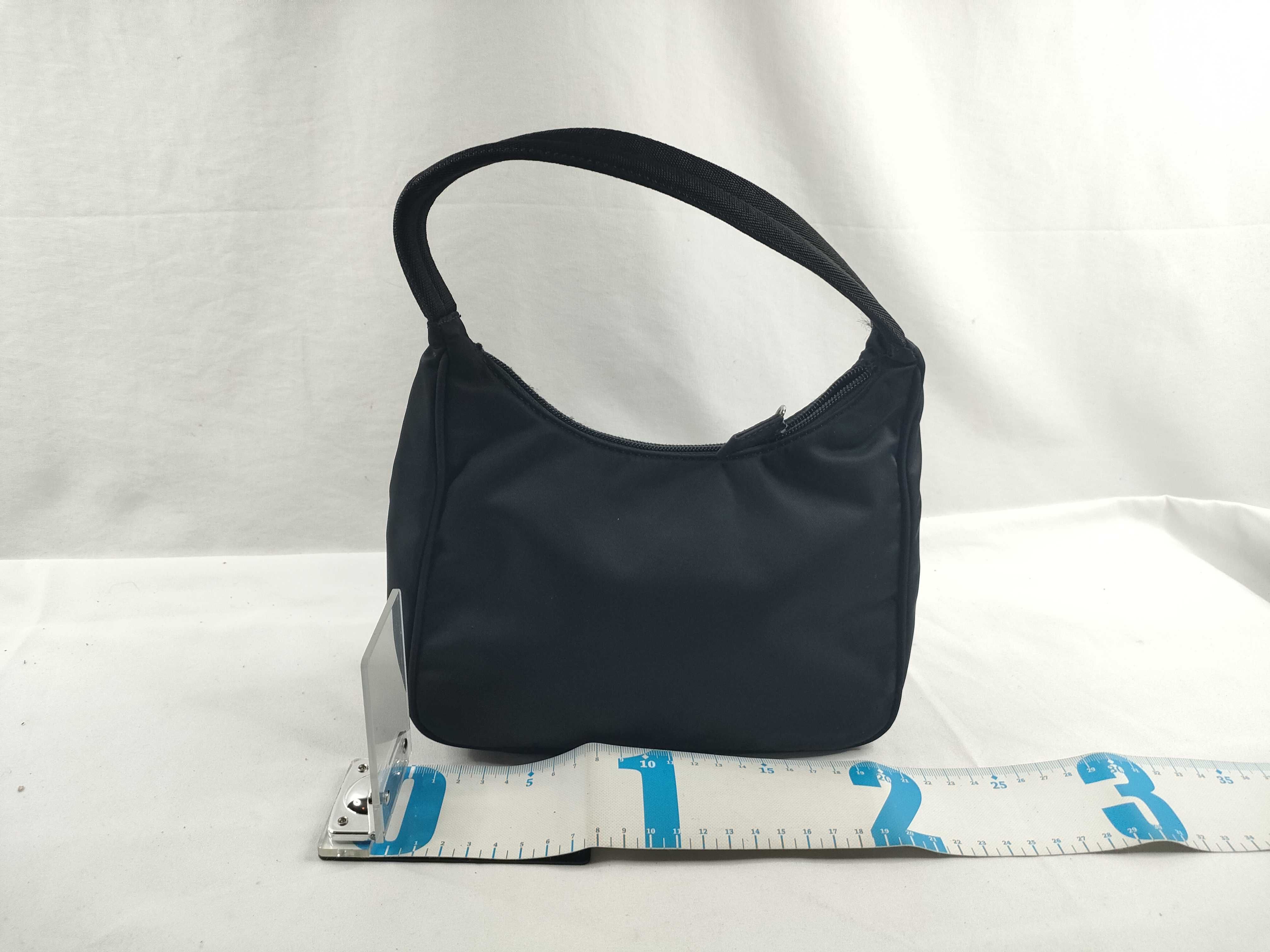 Nylon One-Shoulder Bag, Black Handbag — view 2