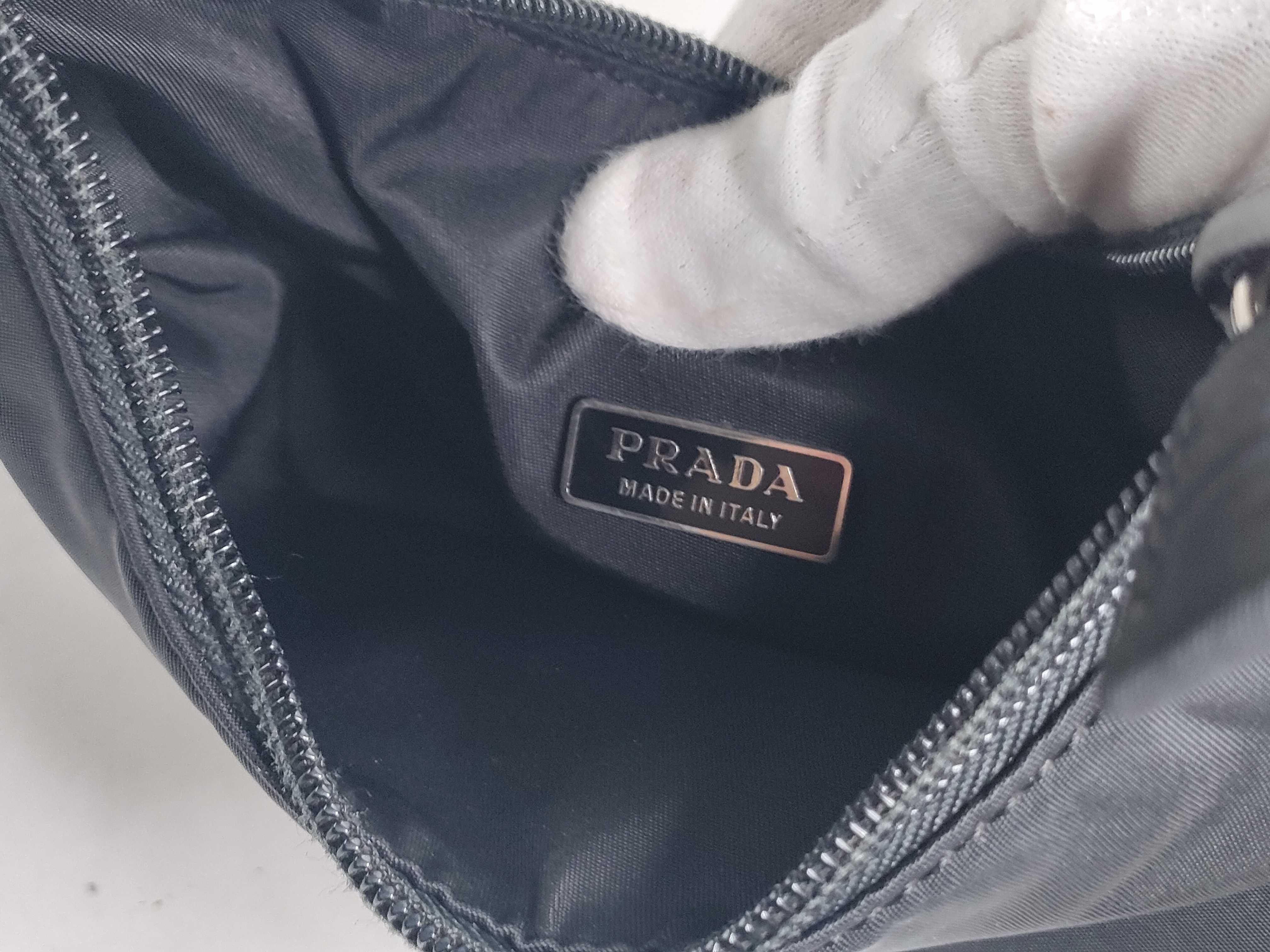 Nylon One-Shoulder Bag, Black Handbag — view 12