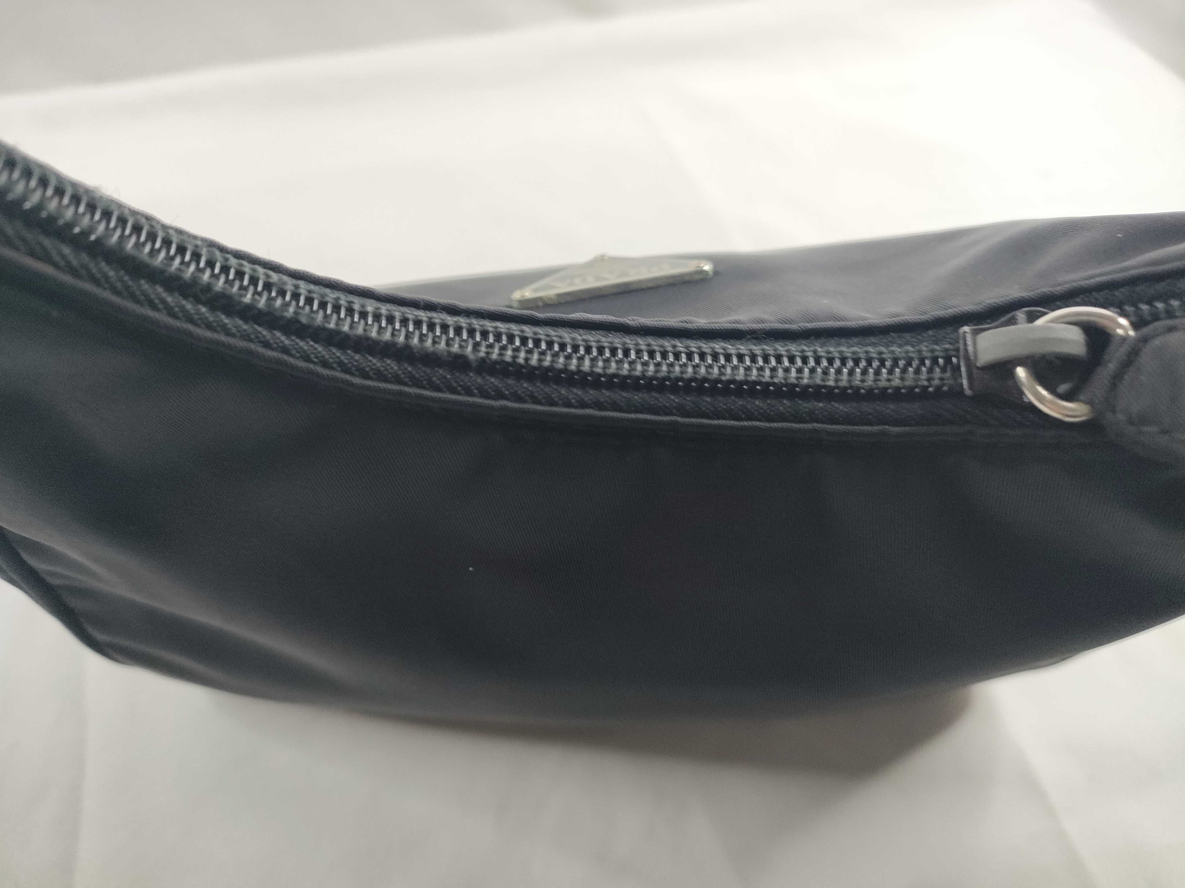 Nylon One-Shoulder Bag, Black Handbag — view 9
