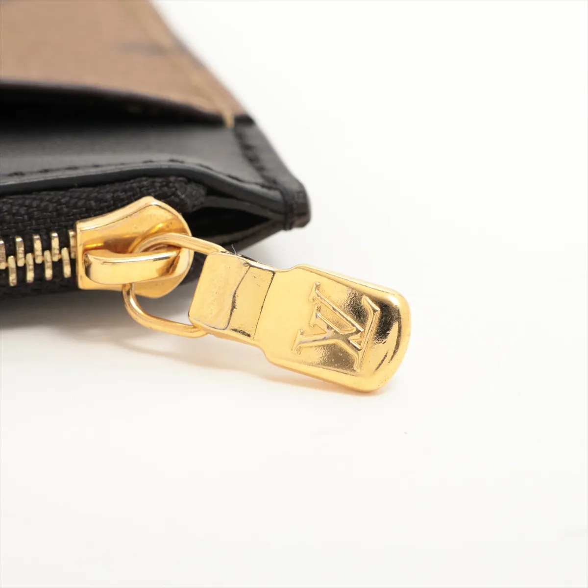 Monogram Reverse Slim Purse M80390 Marron Long Wallet (RFID detected) — view 6