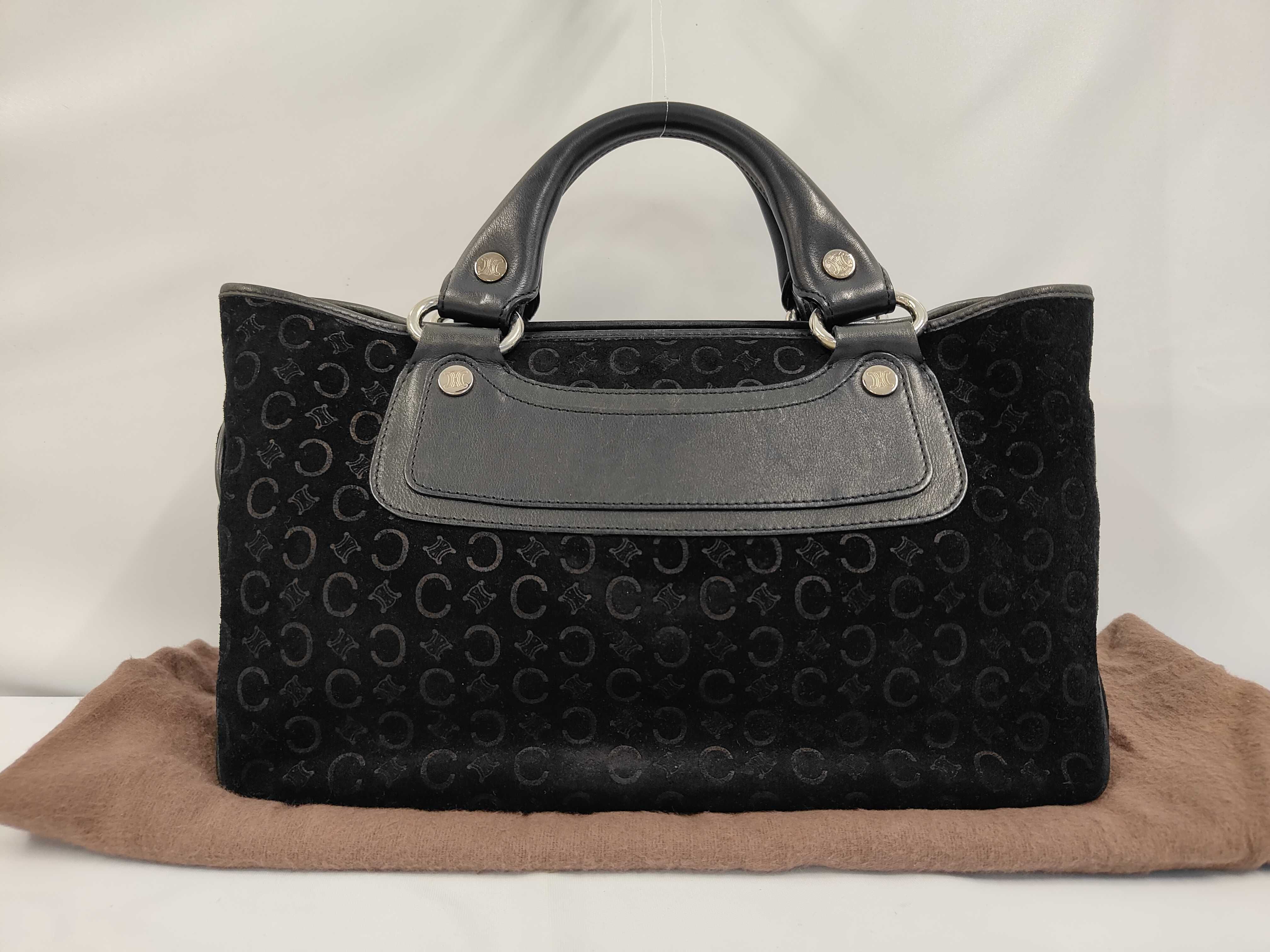 Suede Macadam Pattern Boogie Bag Handbag
