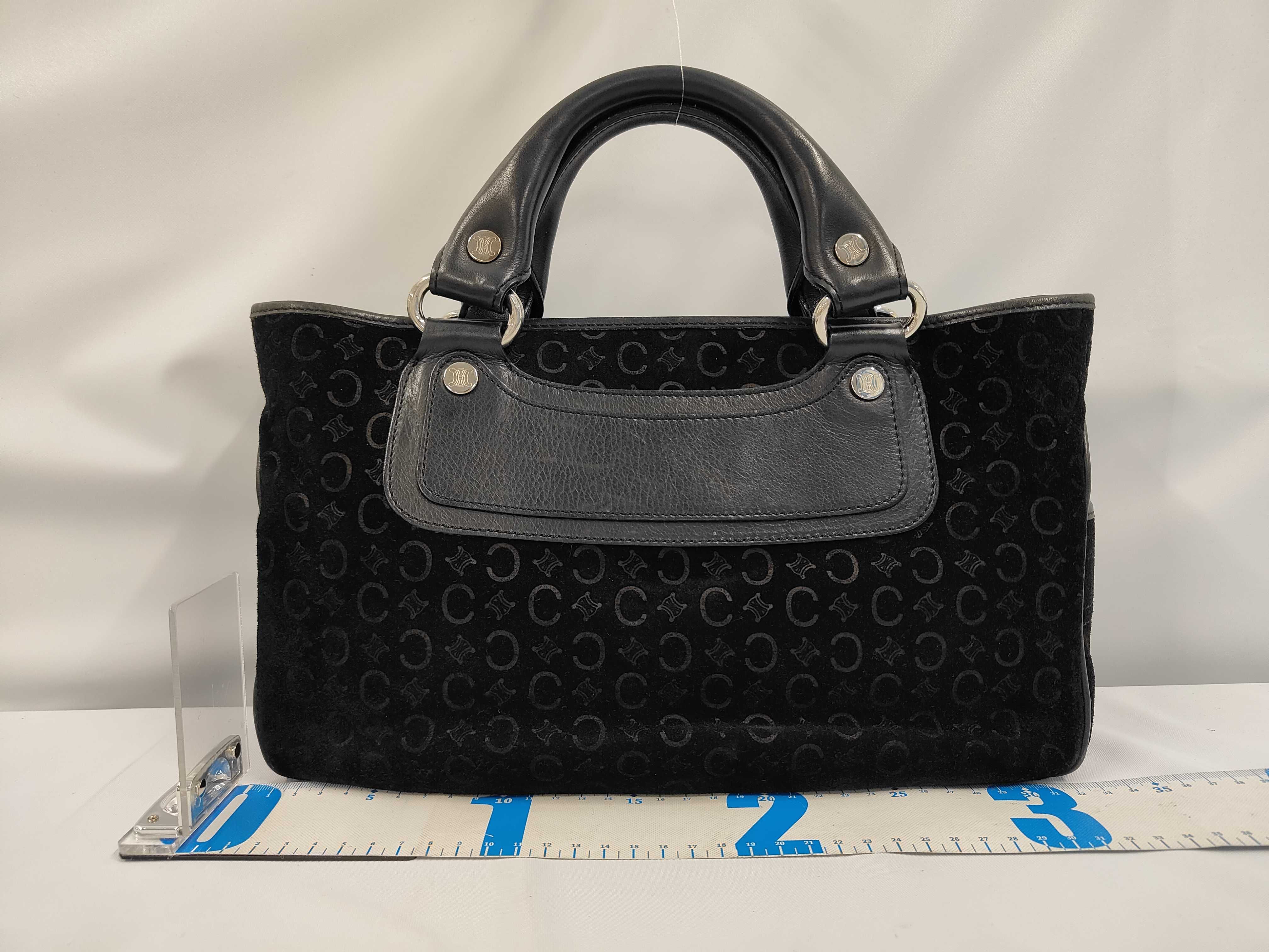 Suede Macadam Pattern Boogie Bag Handbag — view 2