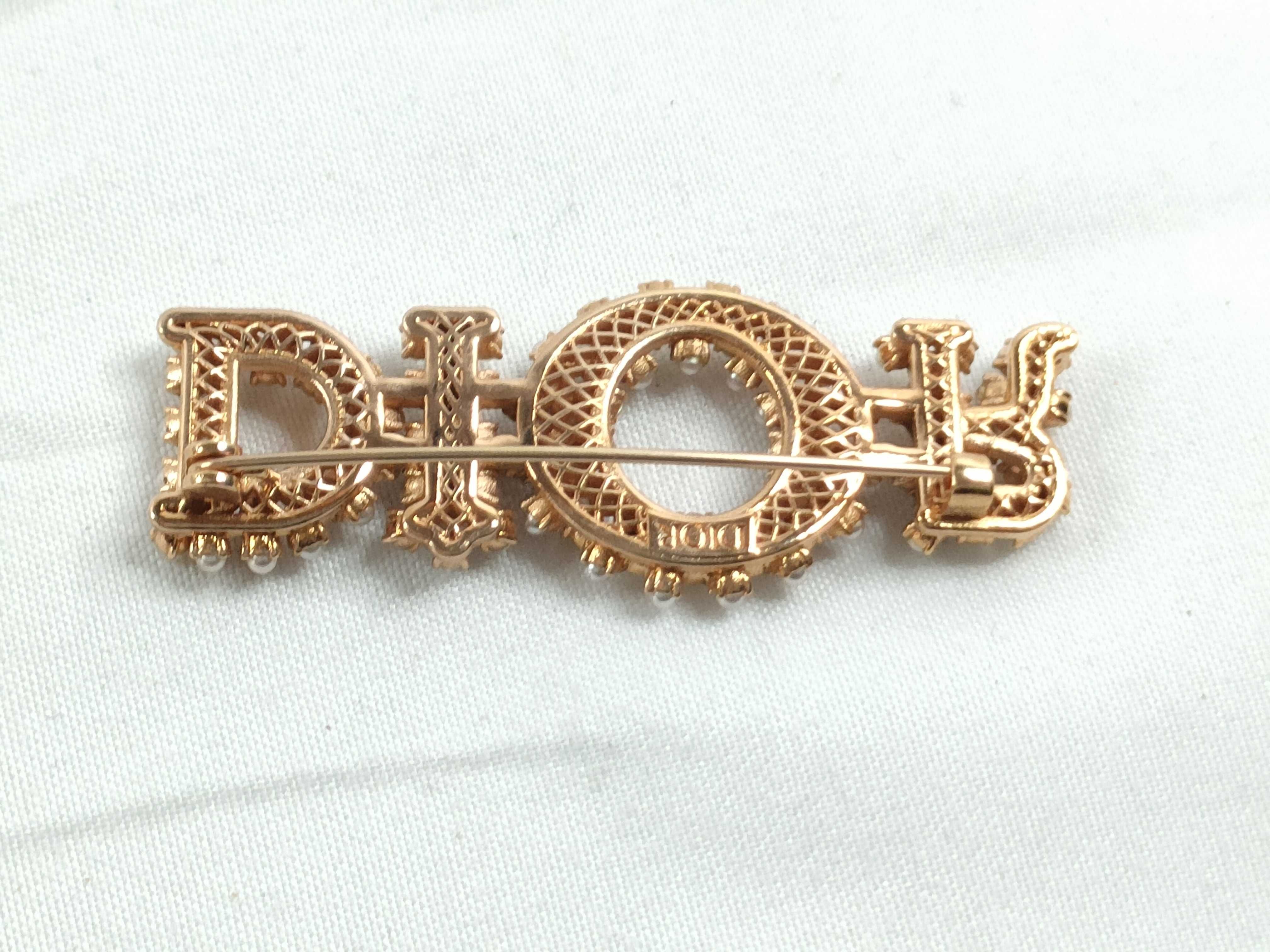 Resin Pearl Brooch — view 2