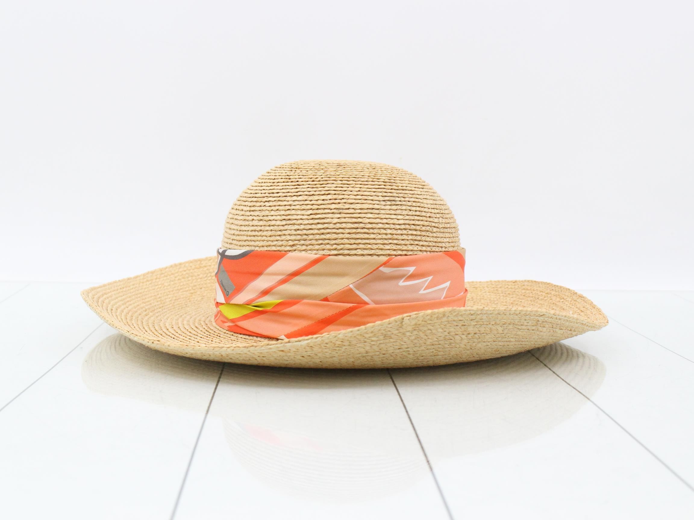 Straw hat — view 2