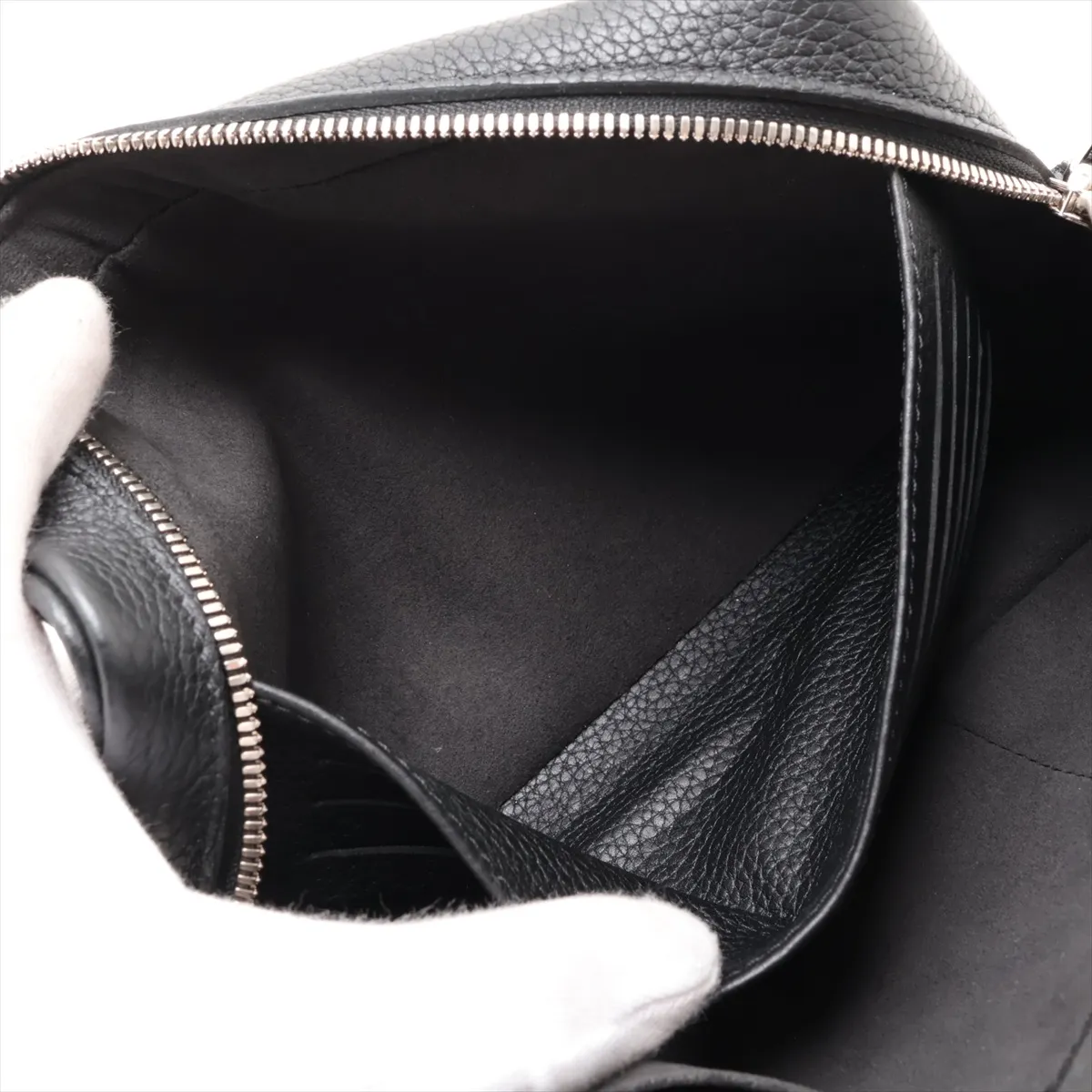 Taurillon Pochette Kasai M51823 SR0240 Black (RFID detected) — view 7