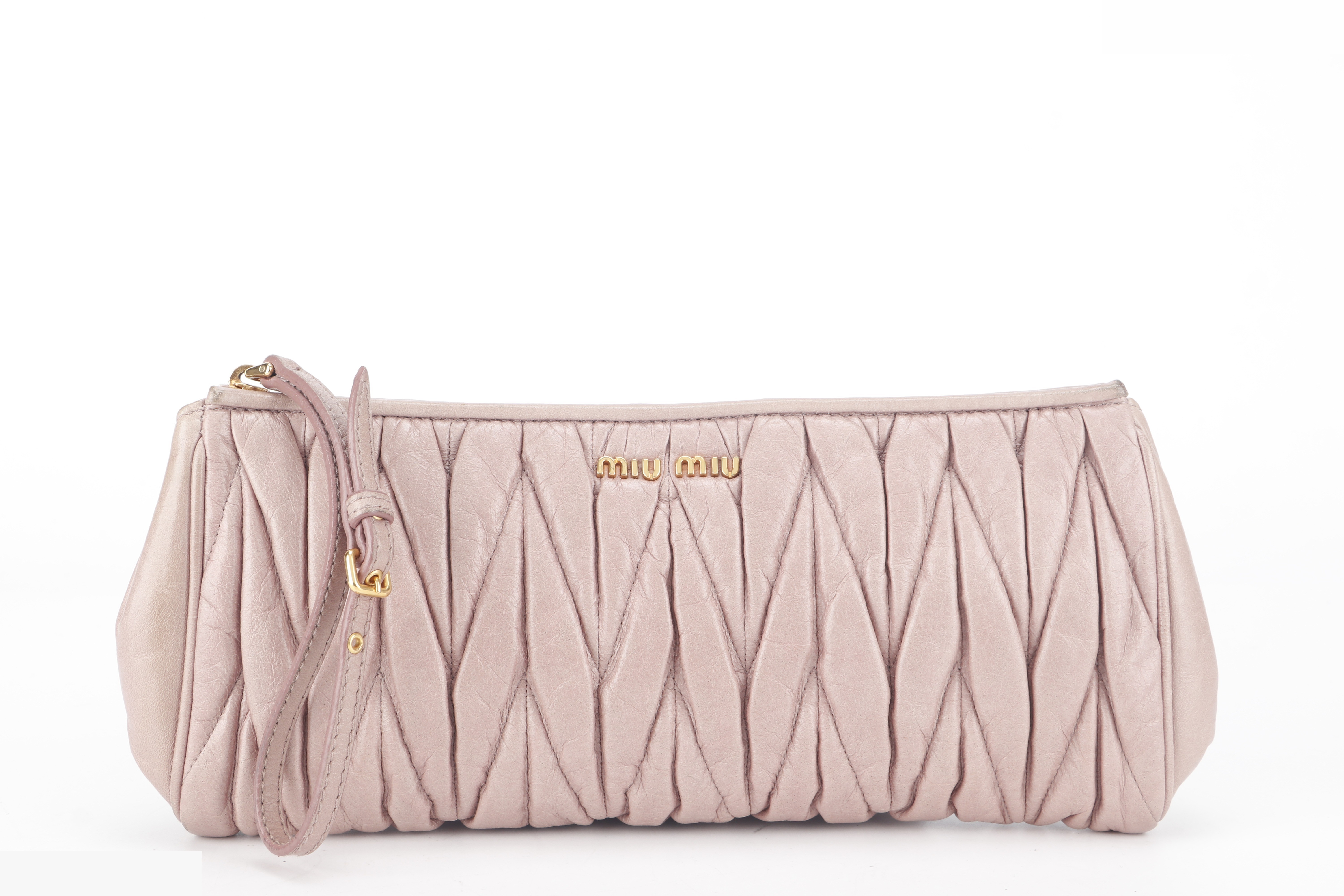 NAPPA MATELASSE WRISTLET PINK GHW