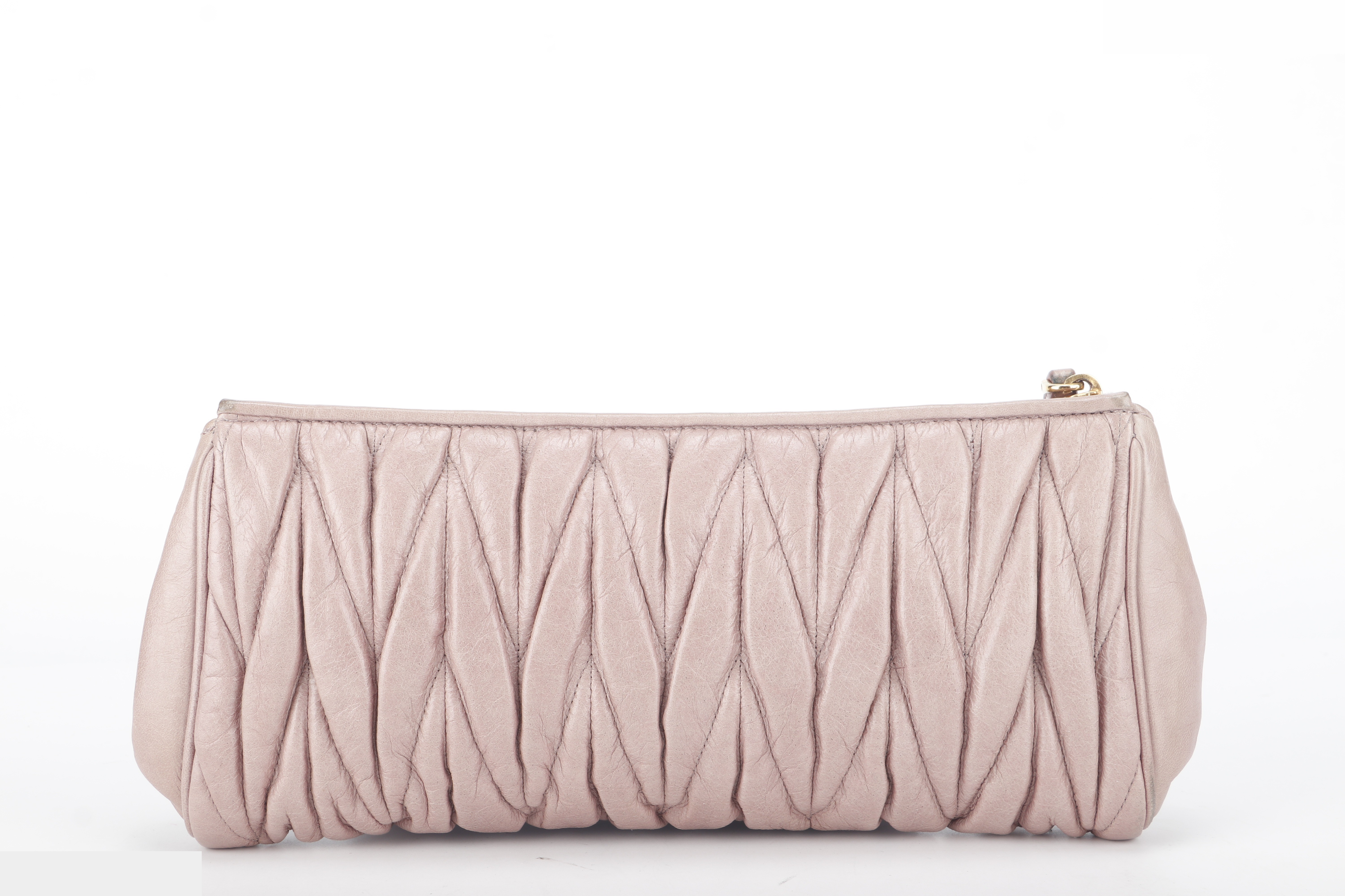 NAPPA MATELASSE WRISTLET PINK GHW — view 2