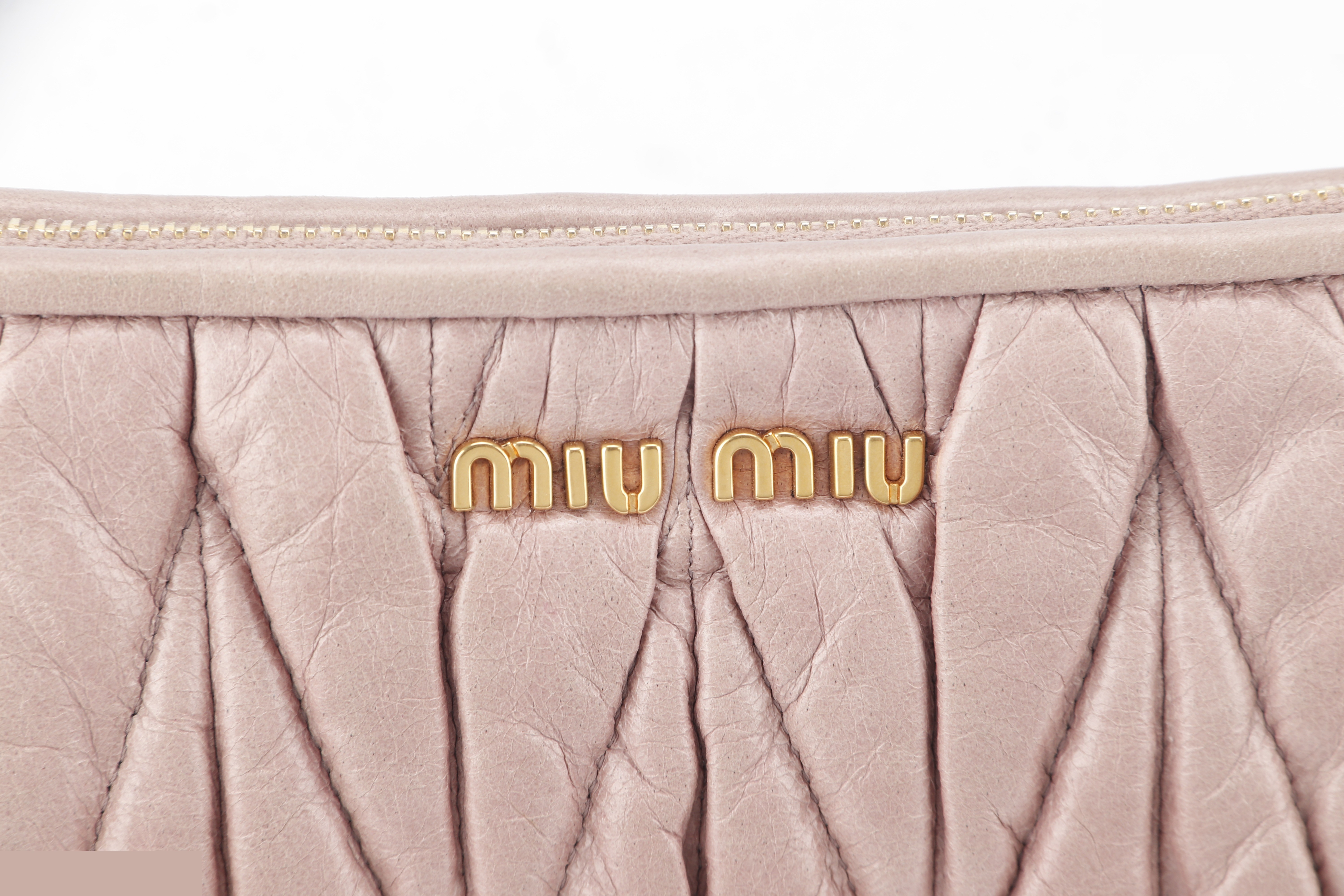 NAPPA MATELASSE WRISTLET PINK GHW — view 9