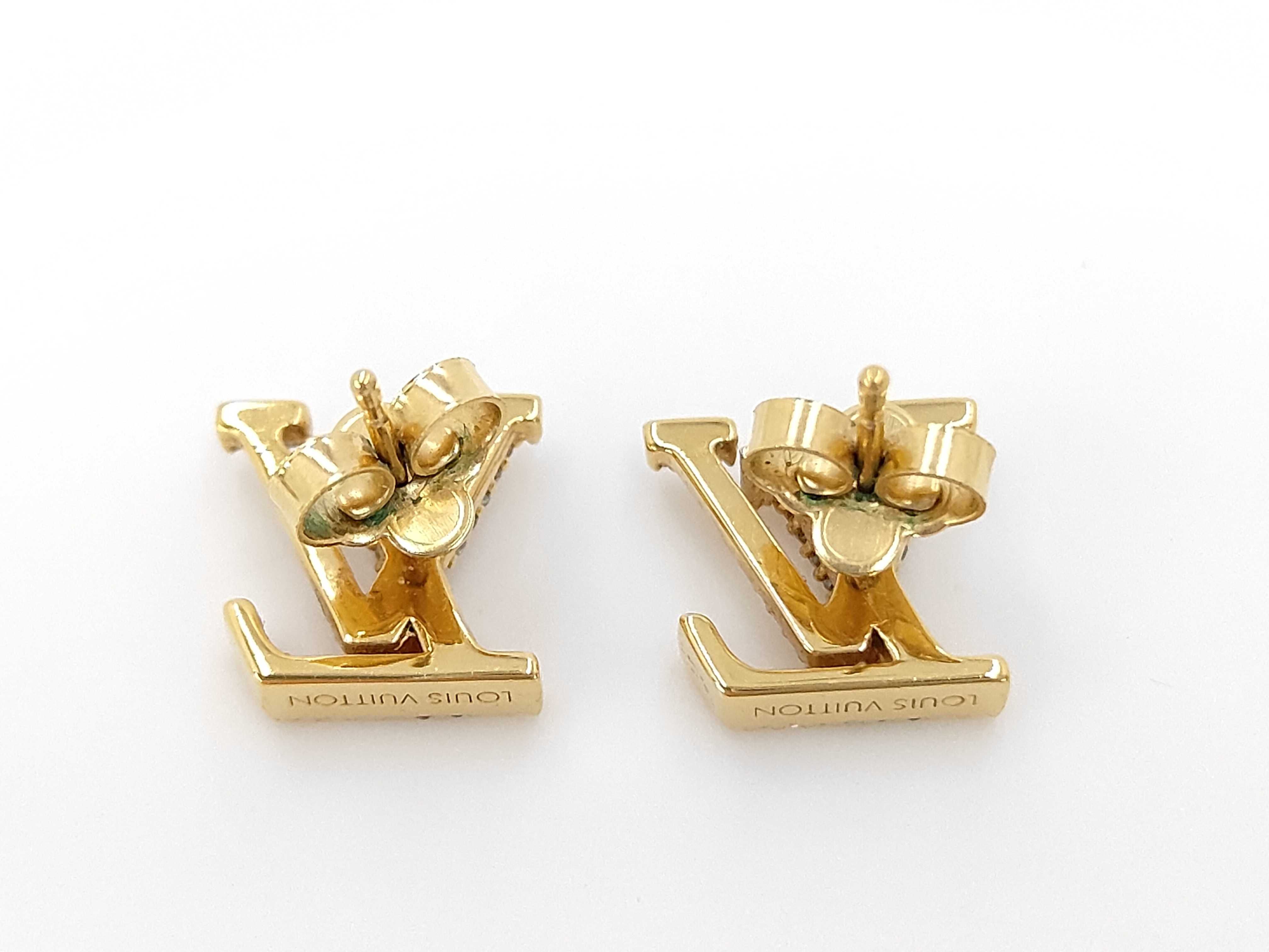 Iconic Strass Gold Earrings — view 2