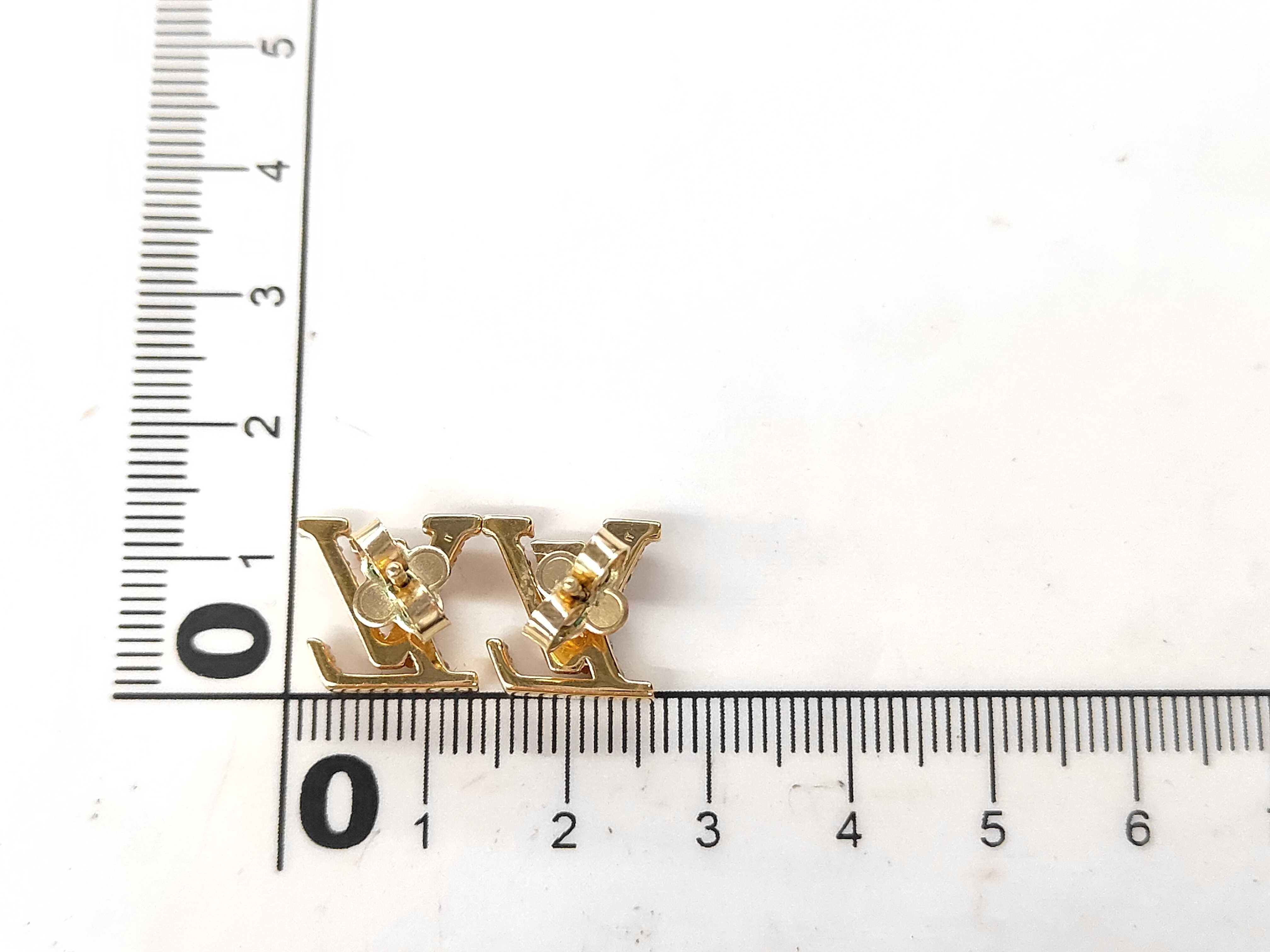 Iconic Strass Gold Earrings — view 5