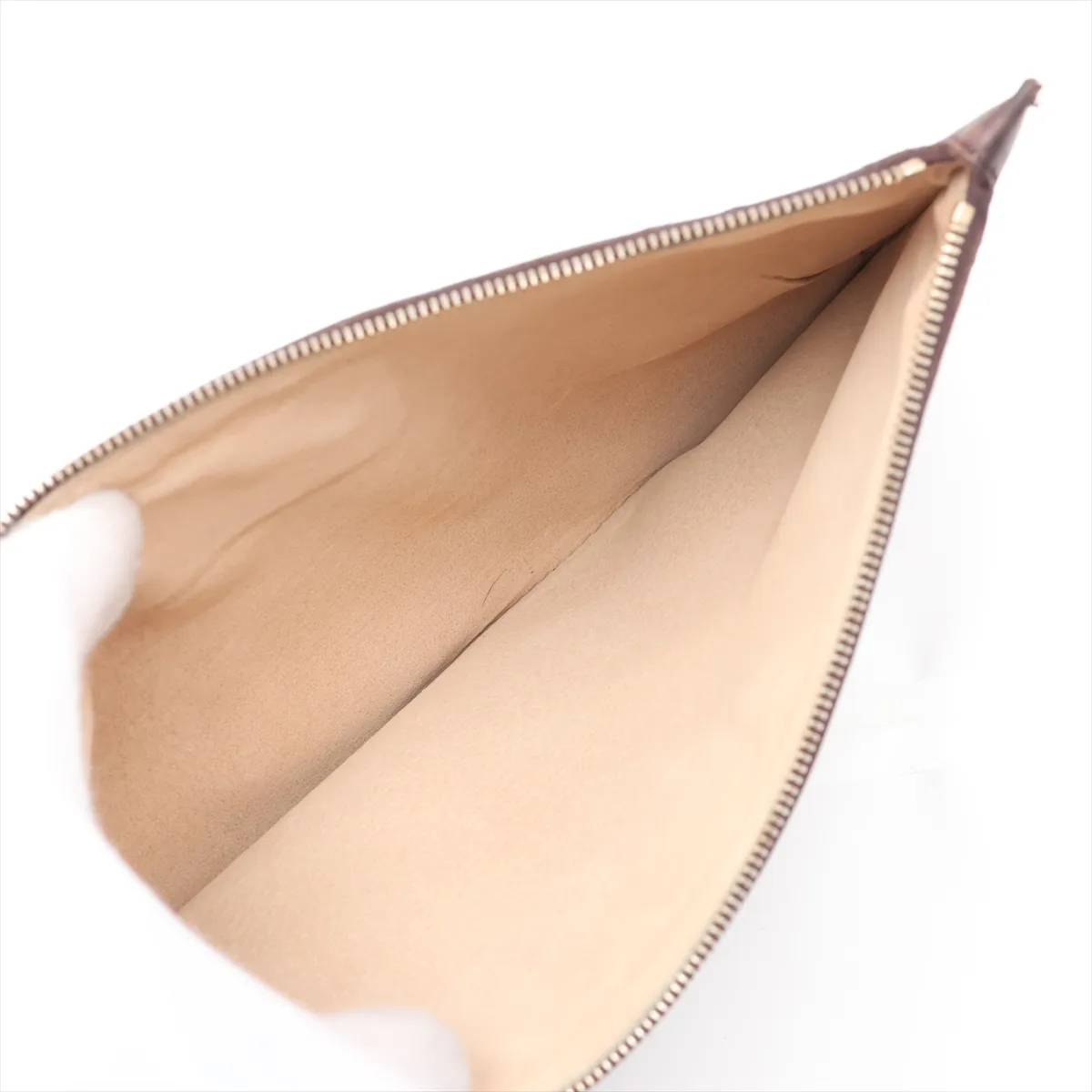 Intrecciato Cabas PM Leather Tote Bag, Brown — view 8