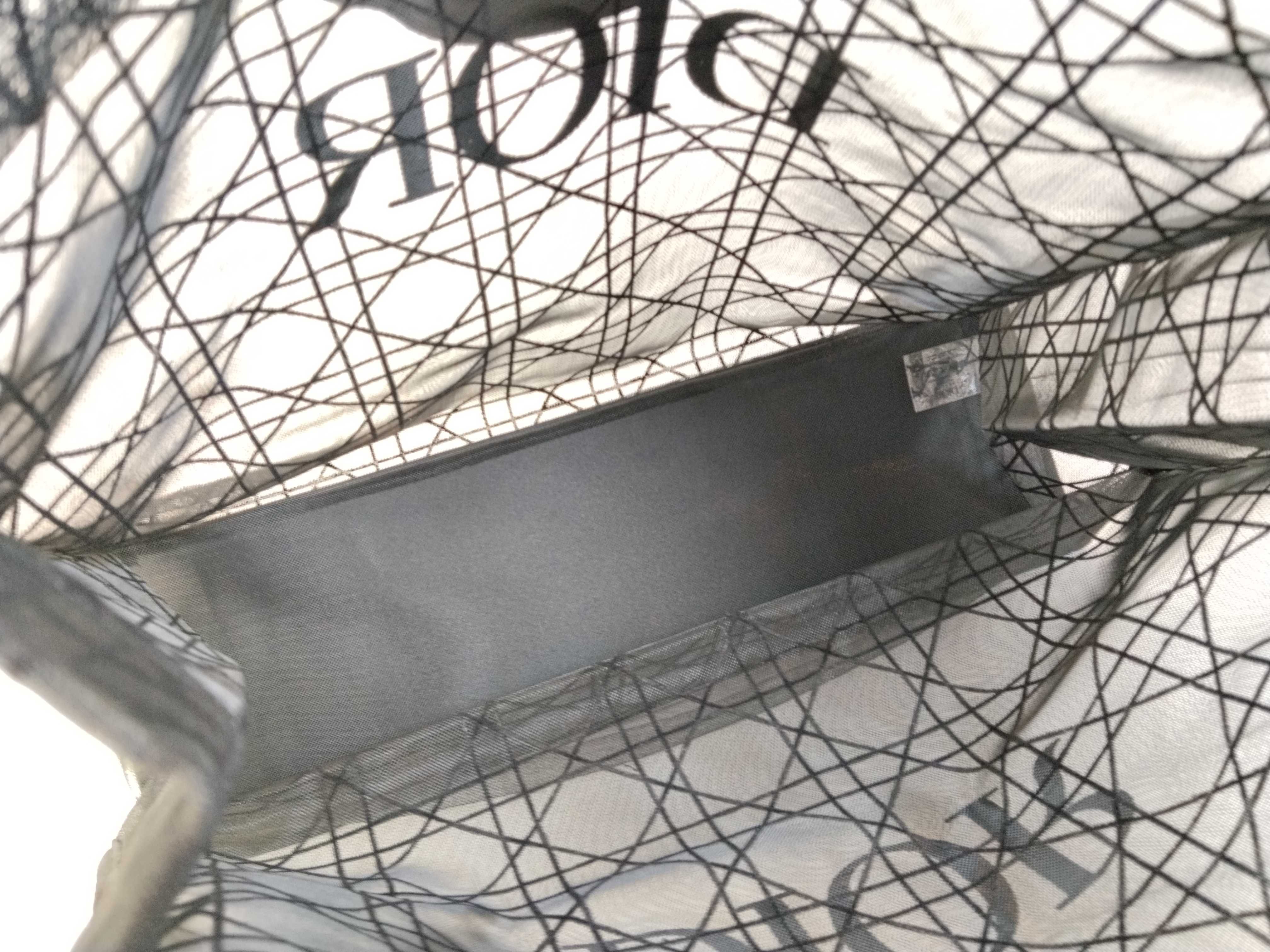 Christian Tote Bag Christian Dior Mesh Tote Novelty Tote Bag — view 8