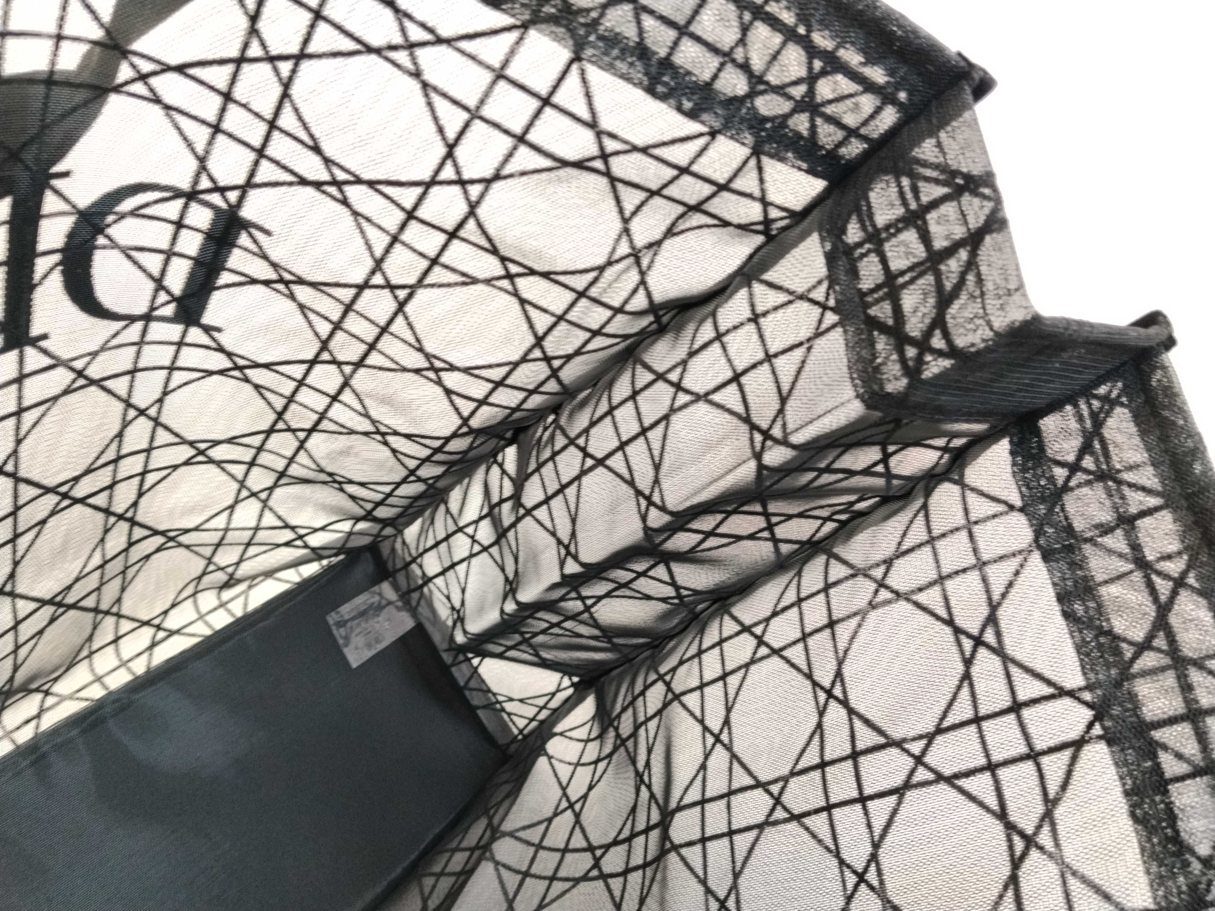 Christian Tote Bag Christian Dior Mesh Tote Novelty Tote Bag — view 9