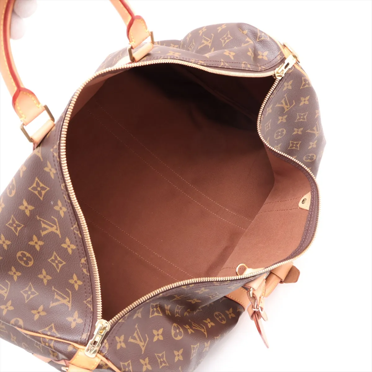 Monogram Keepall Bandoulière 55 M41414 MB0021 Brown — view 8