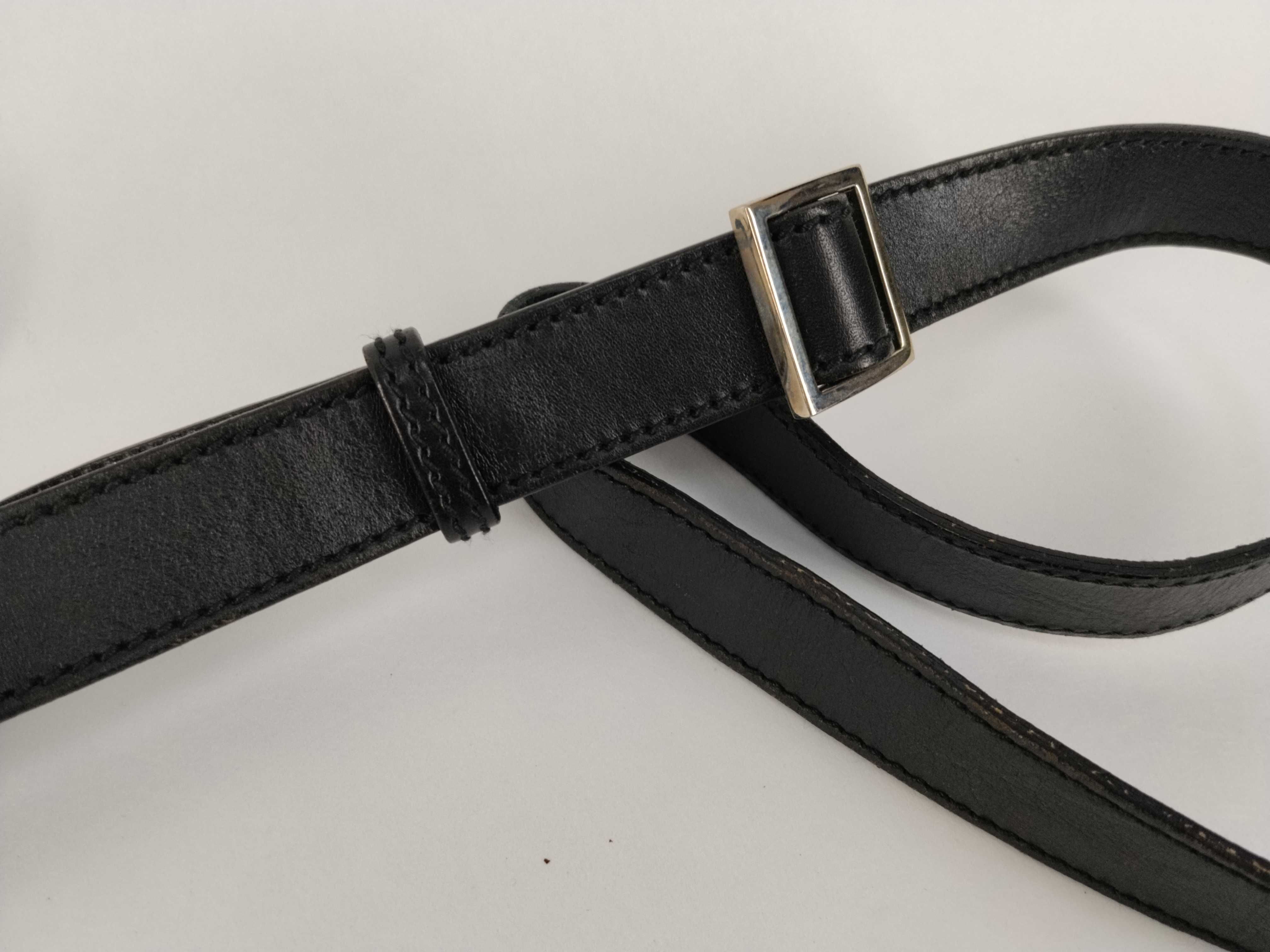 Nylon Shoulder Bag with Logo Plate — view 4