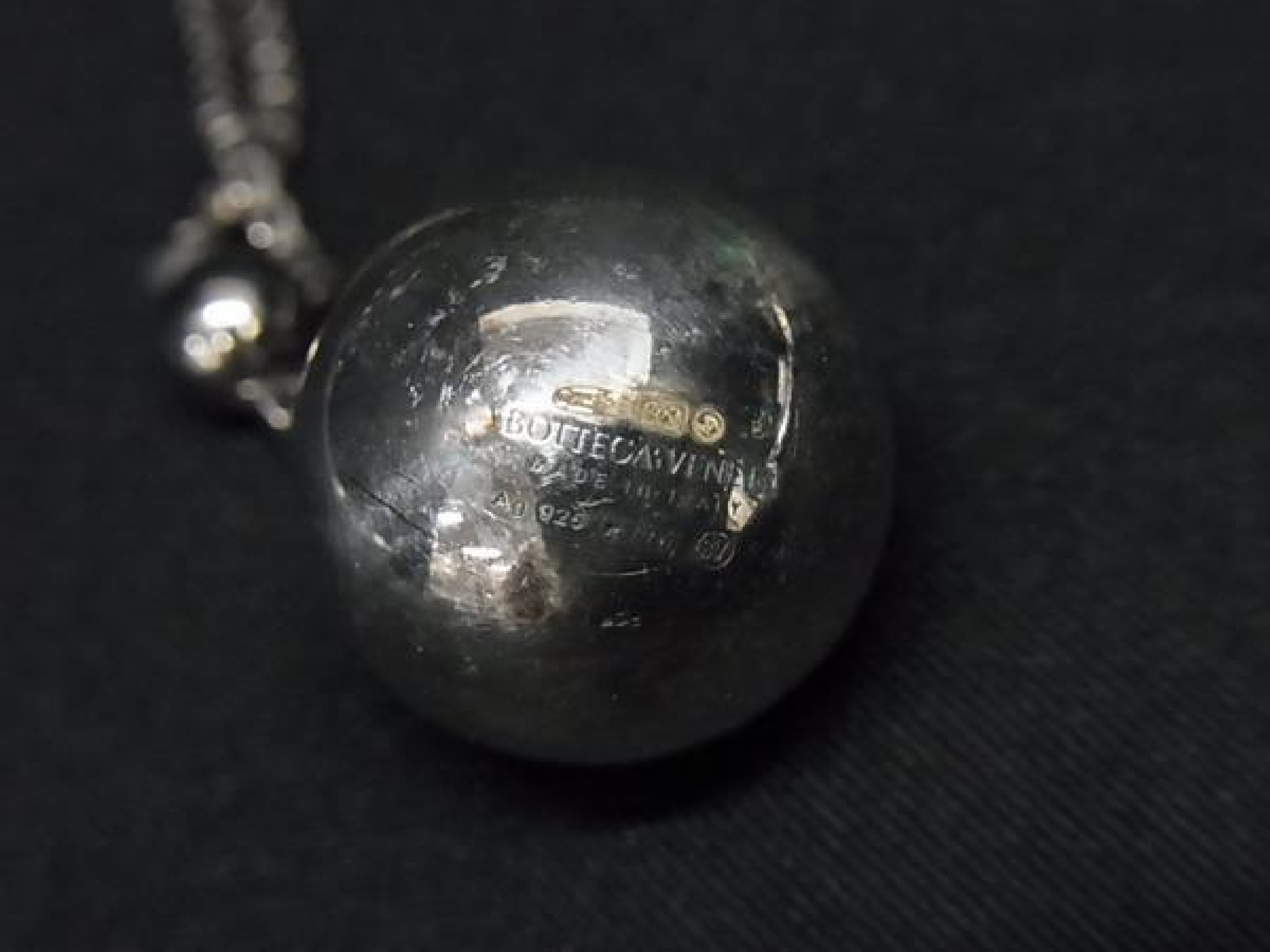SV925 Long Pendant Necklace, Silver Tone, for Women and Men (BR4945) — view 4