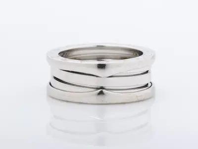 B.zero1 (precious metal) ring, 750WG, 9.3g, size #54