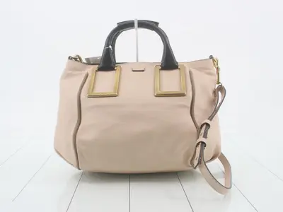 エテル レザー ２ＷＡＹ ショルダー／ハンドバッグ ピンク系