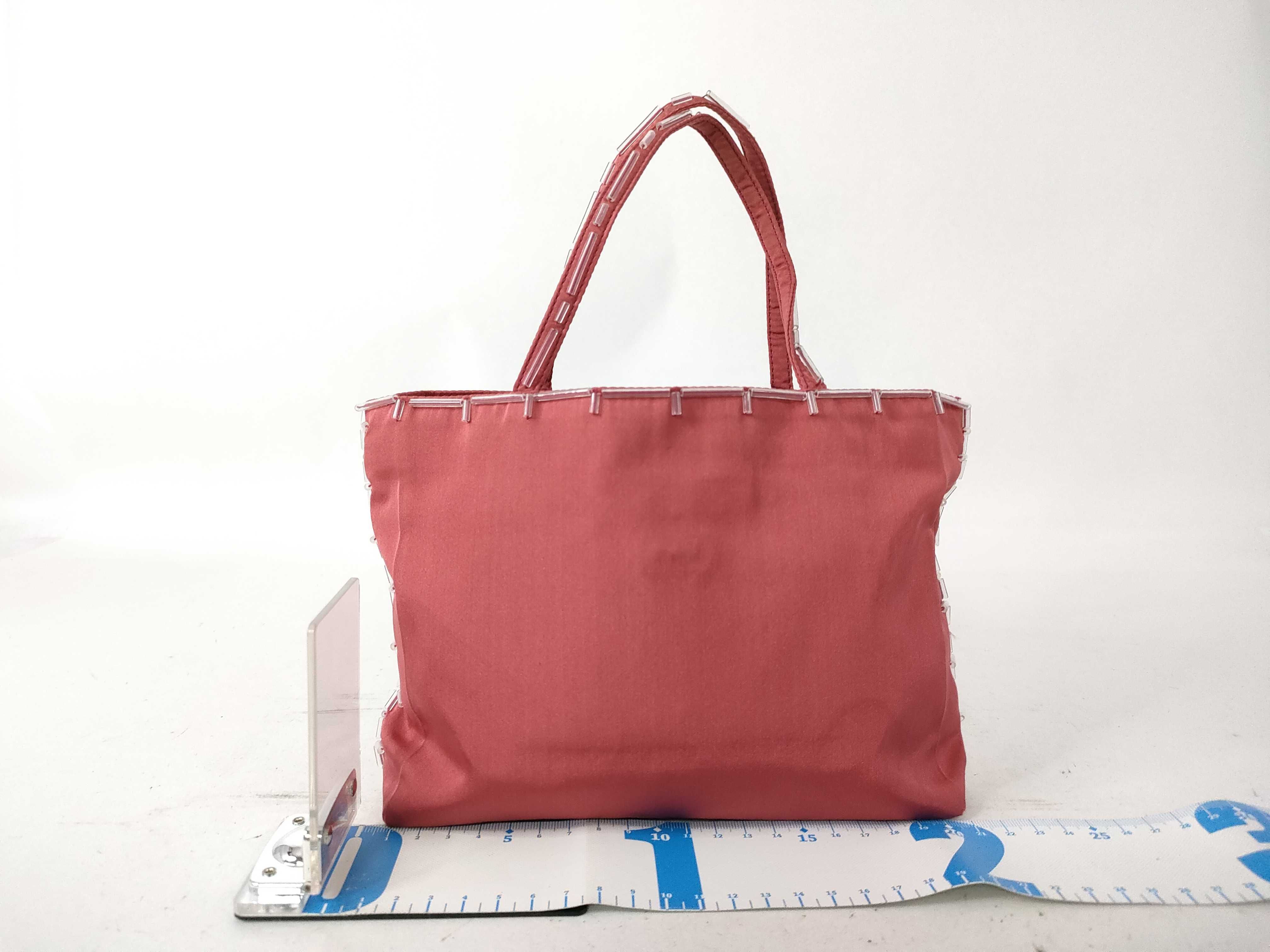 Nylon Prada Tote Bag Pink Handbag — view 2