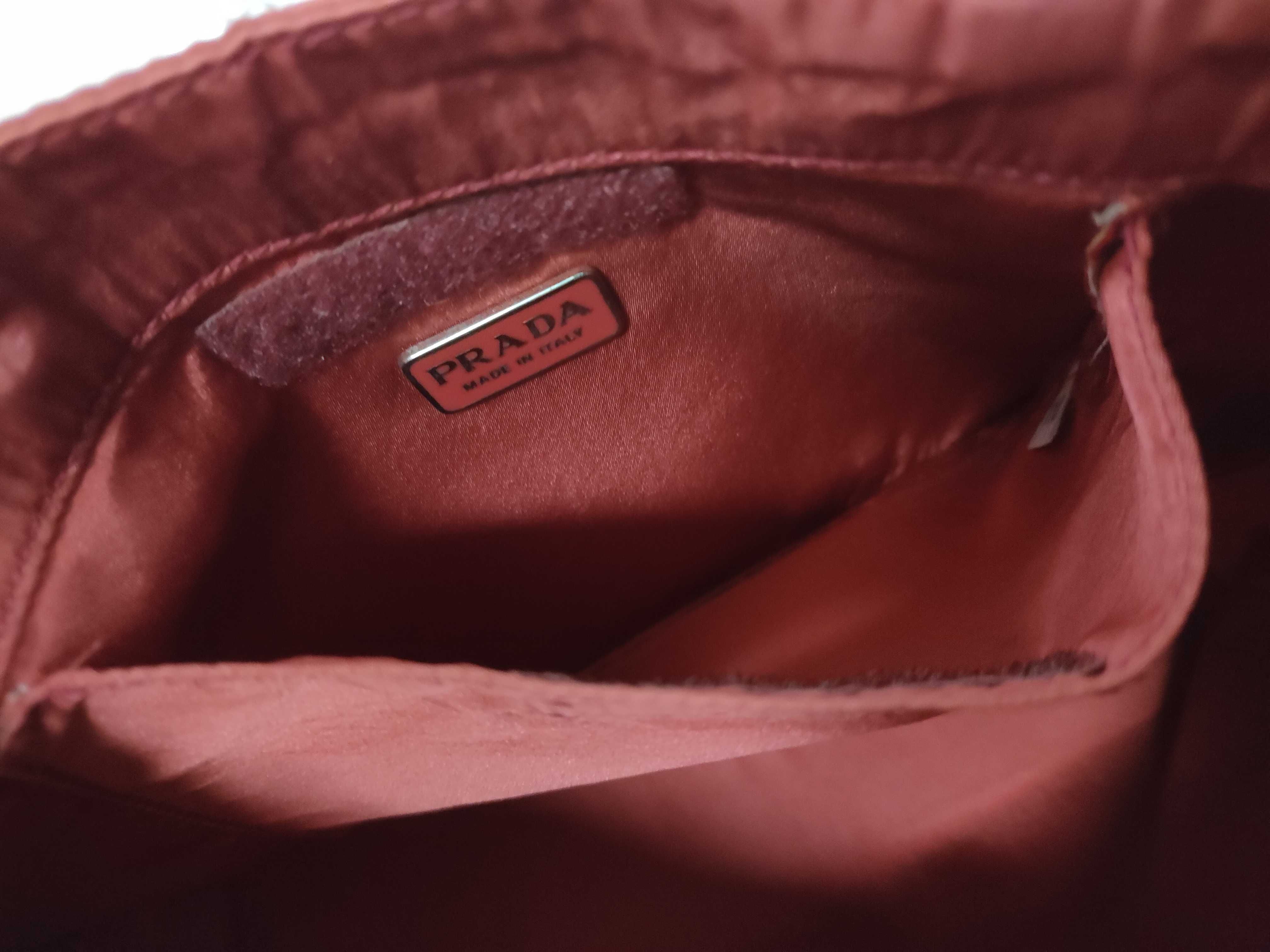 Nylon Prada Tote Bag Pink Handbag — view 9