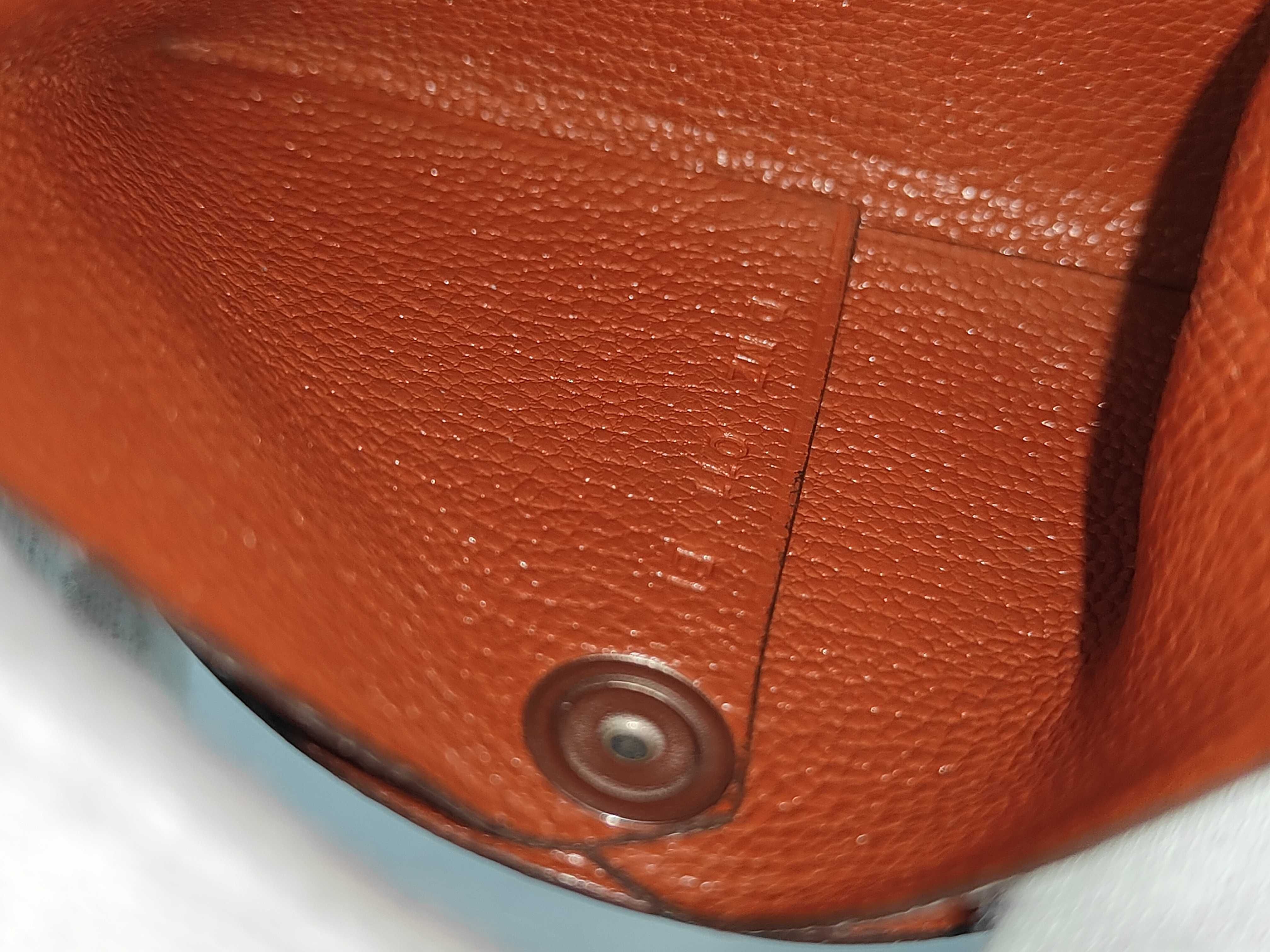 Calfskin Light Gray Bastia D Stamp Coin Case — view 8