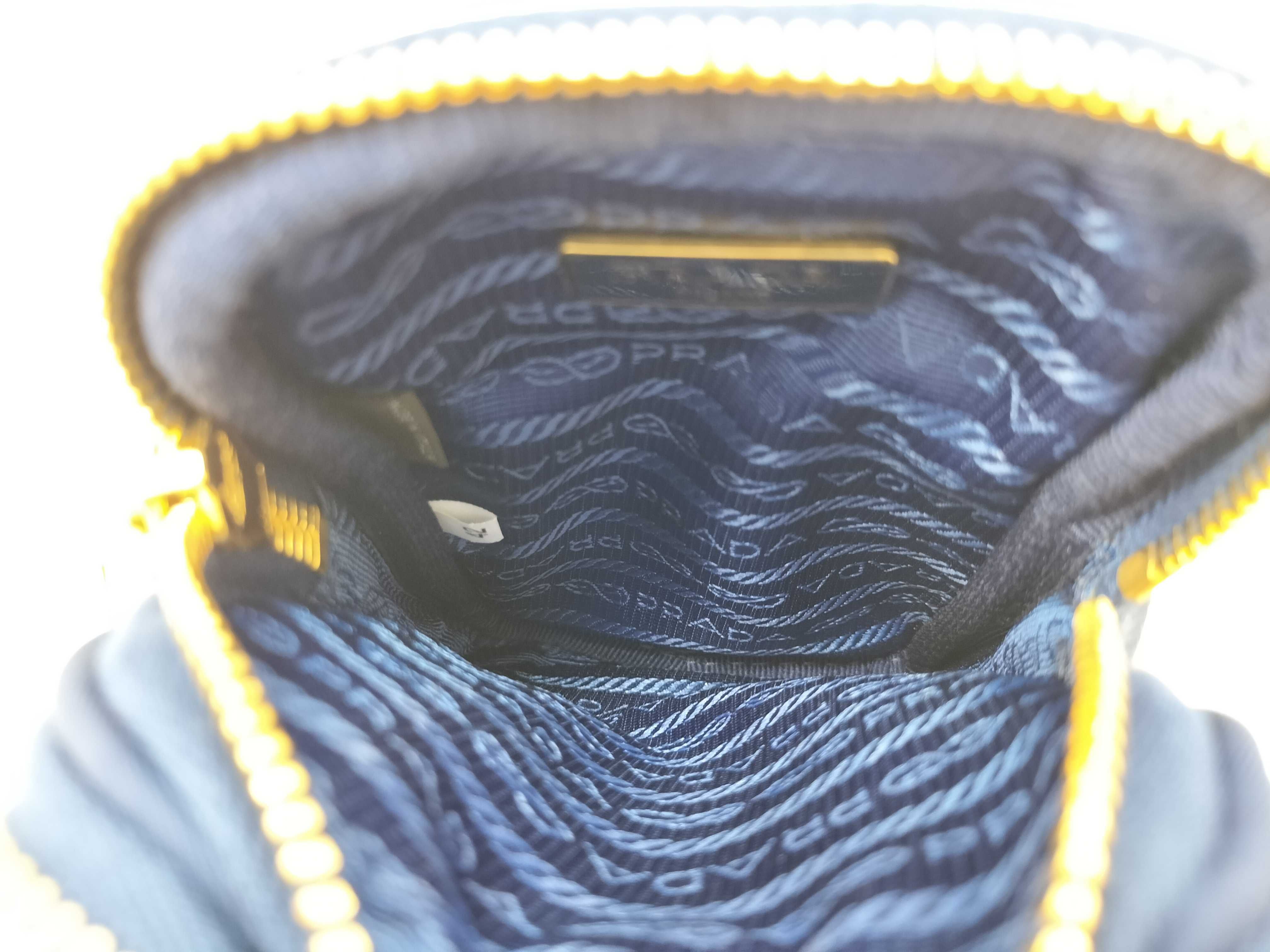 Nylon Shoulder Bag, Tessuto Nylon, Blue, Unused, with Pouch — view 11