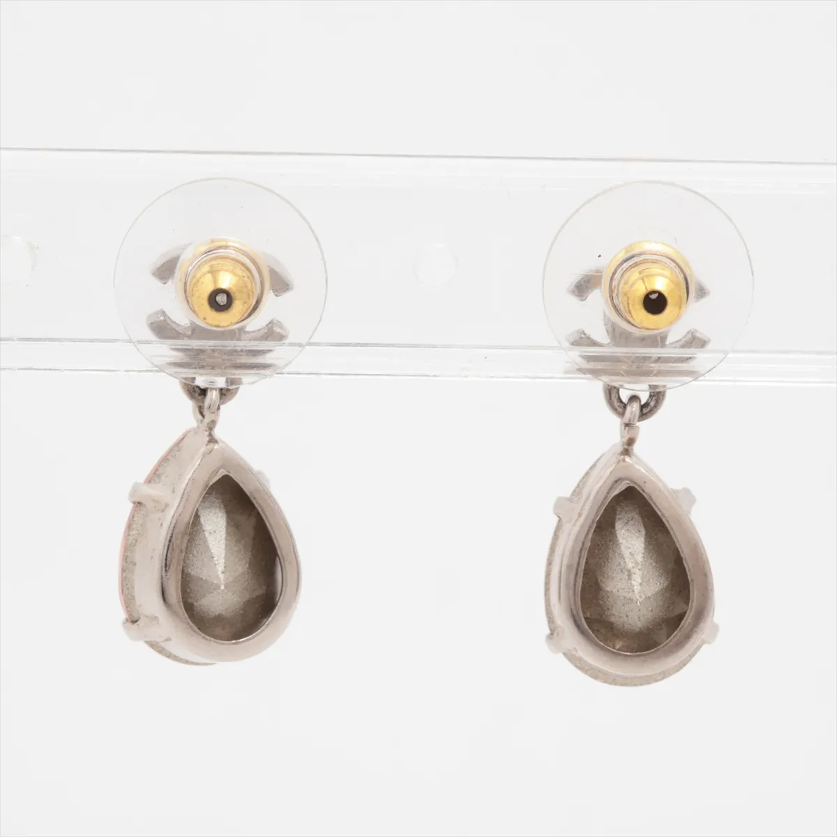 Coco Mark Earrings (Pair) Metal Silver. — view 2