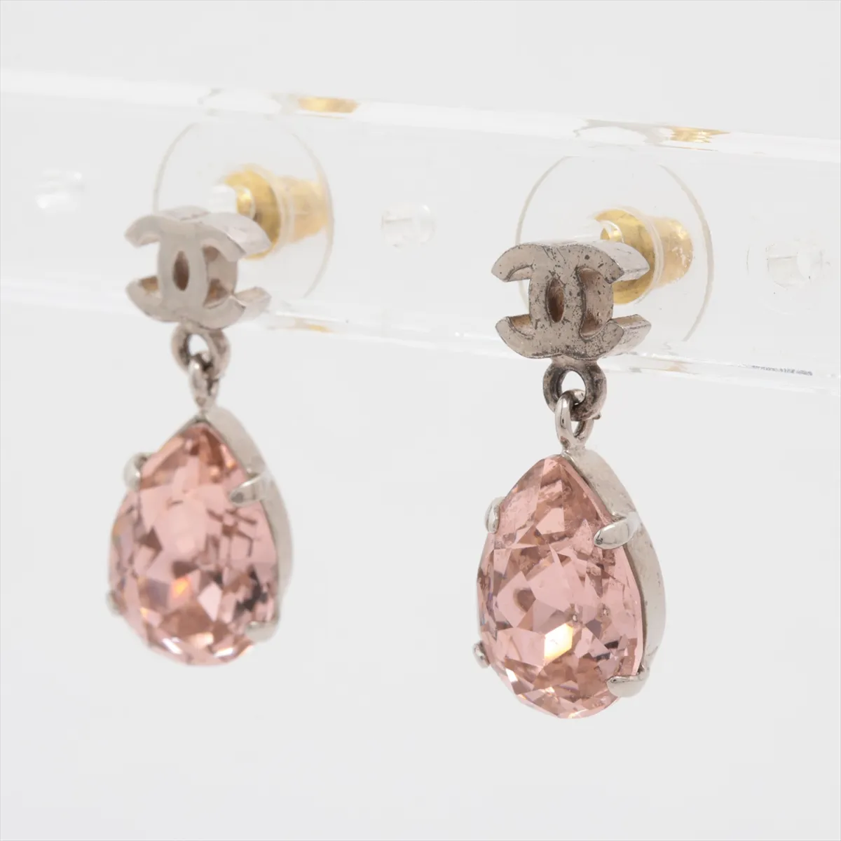Coco Mark Earrings (Pair) Metal Silver. — view 3